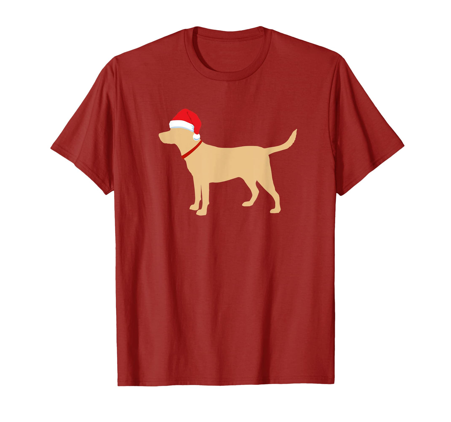 Yellow Lab Sweatshirt Santa Hat Cute Labrador Christmas Gift T-Shirt