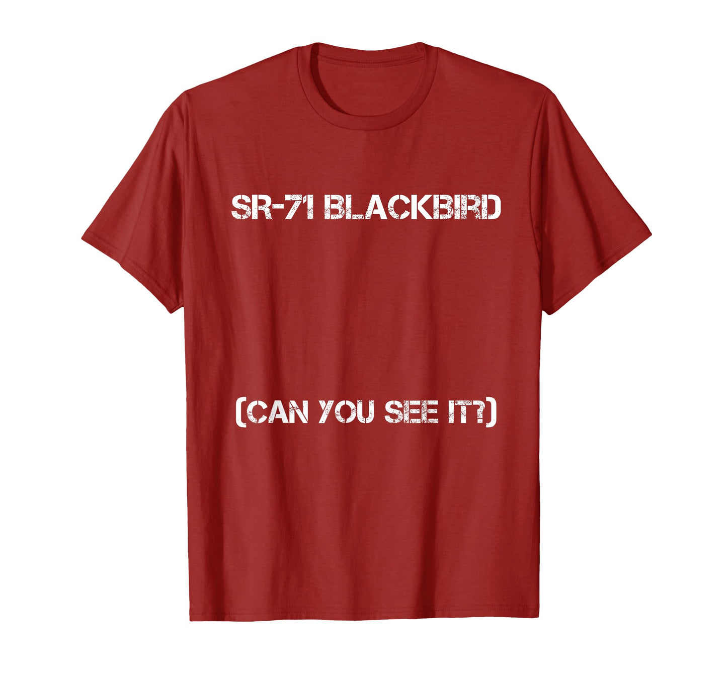SR-71 Blackbird Blueprint Air Force Military Jet T-Shirt
