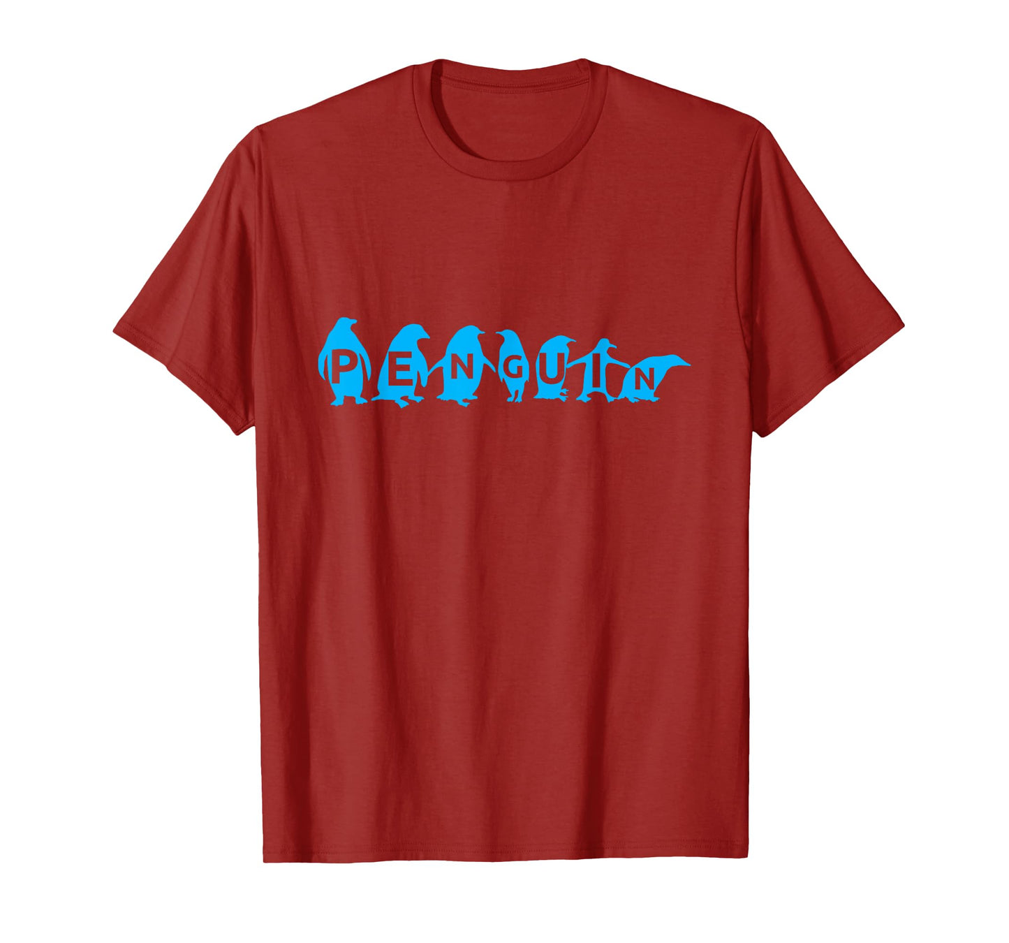 UAB KIDKIS Penguin Funny Blue Themed Nature Enthusiastic Gift T-Shirt