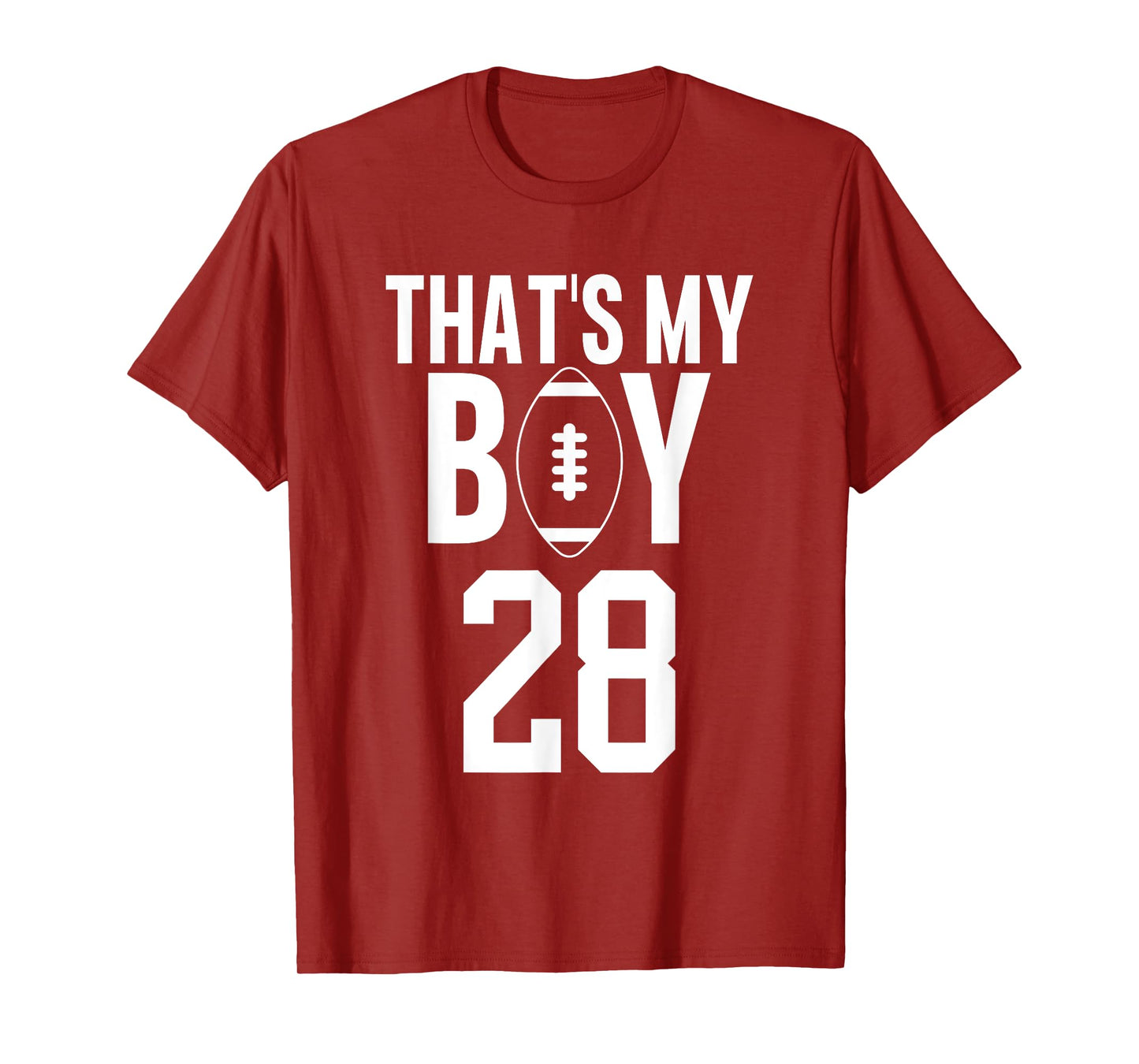 That's My Boy Football #28 T-Shirt