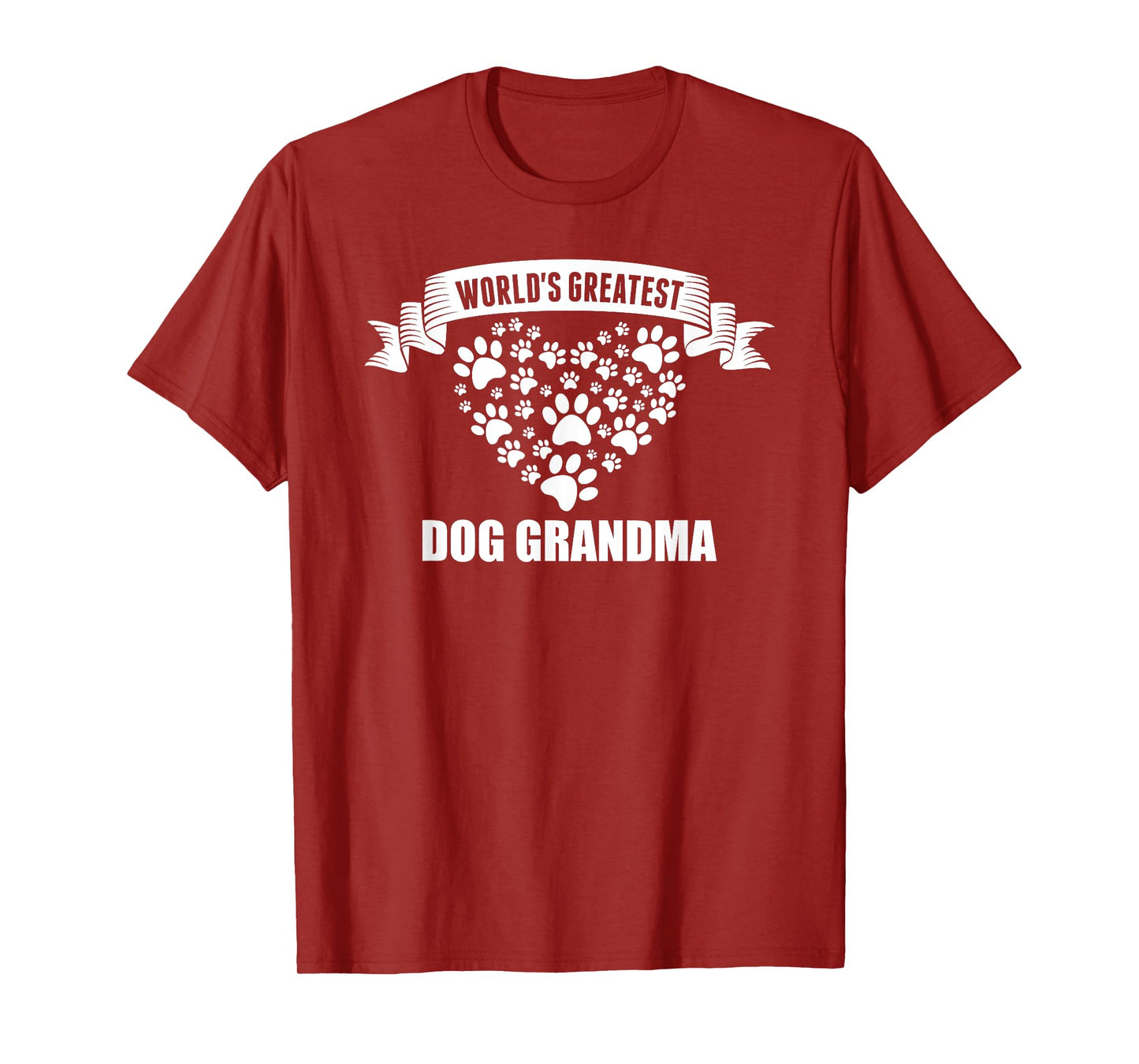 World's Greatest Dog Grandma Fur Babies Paws T Shirt T-Shirt for Men Women Girls Kids