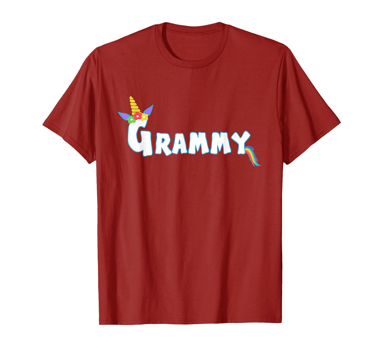 Unicorn Birthday Girl Funny Grammy Grandma Family Matching T-Shirt