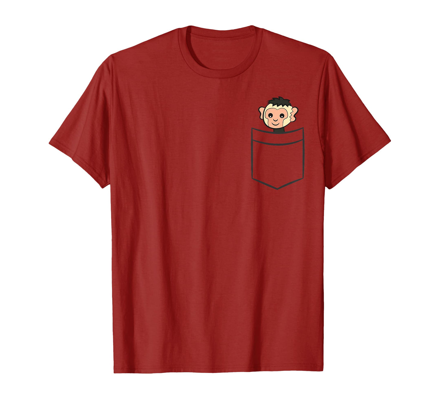 Capuchin Monkey In The Pocket Cute Pocket Capuchin Monkey T-Shirt