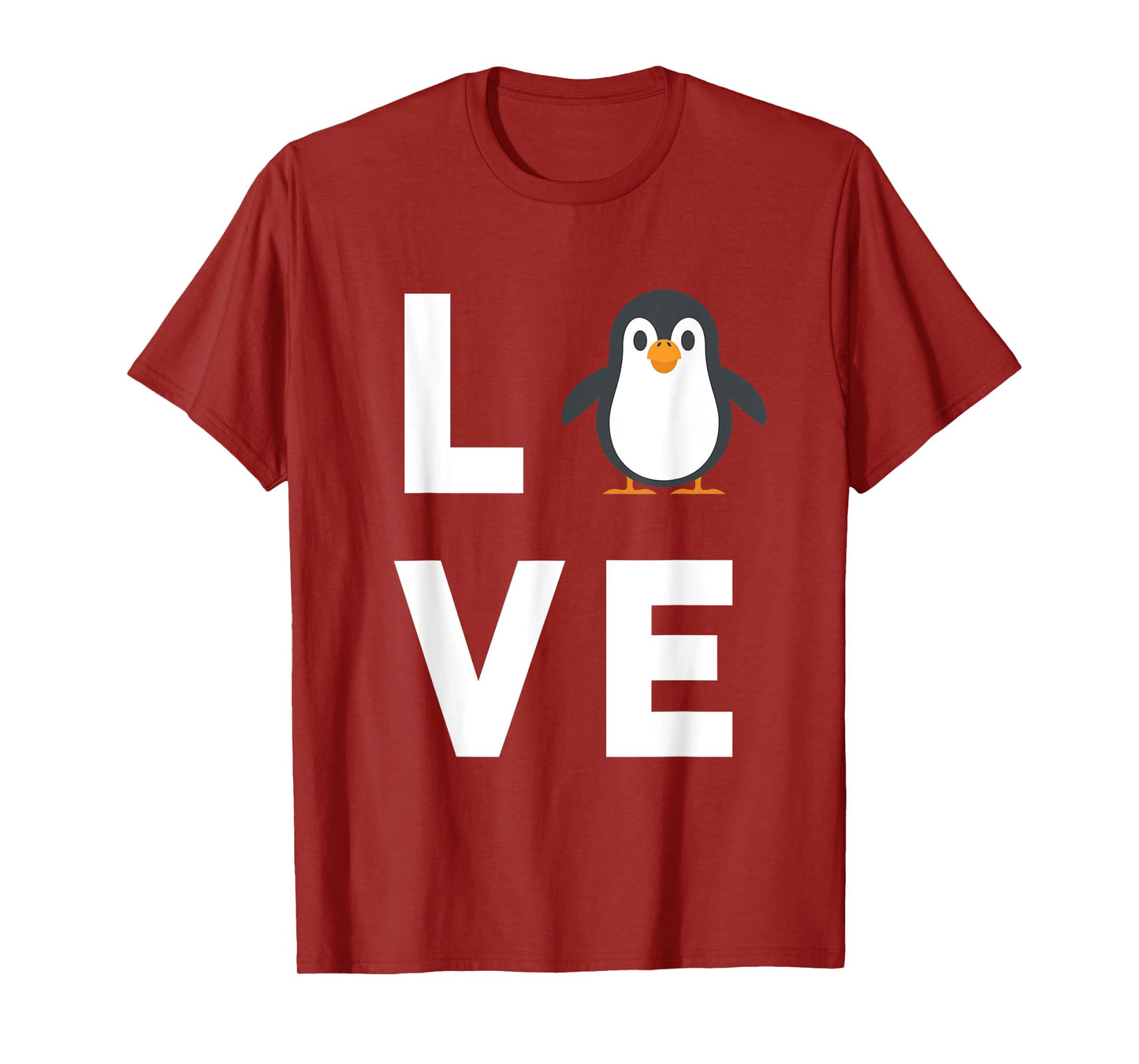 Cute I Love Penguins Bird Humour Funny Baby Penguin T-Shirt