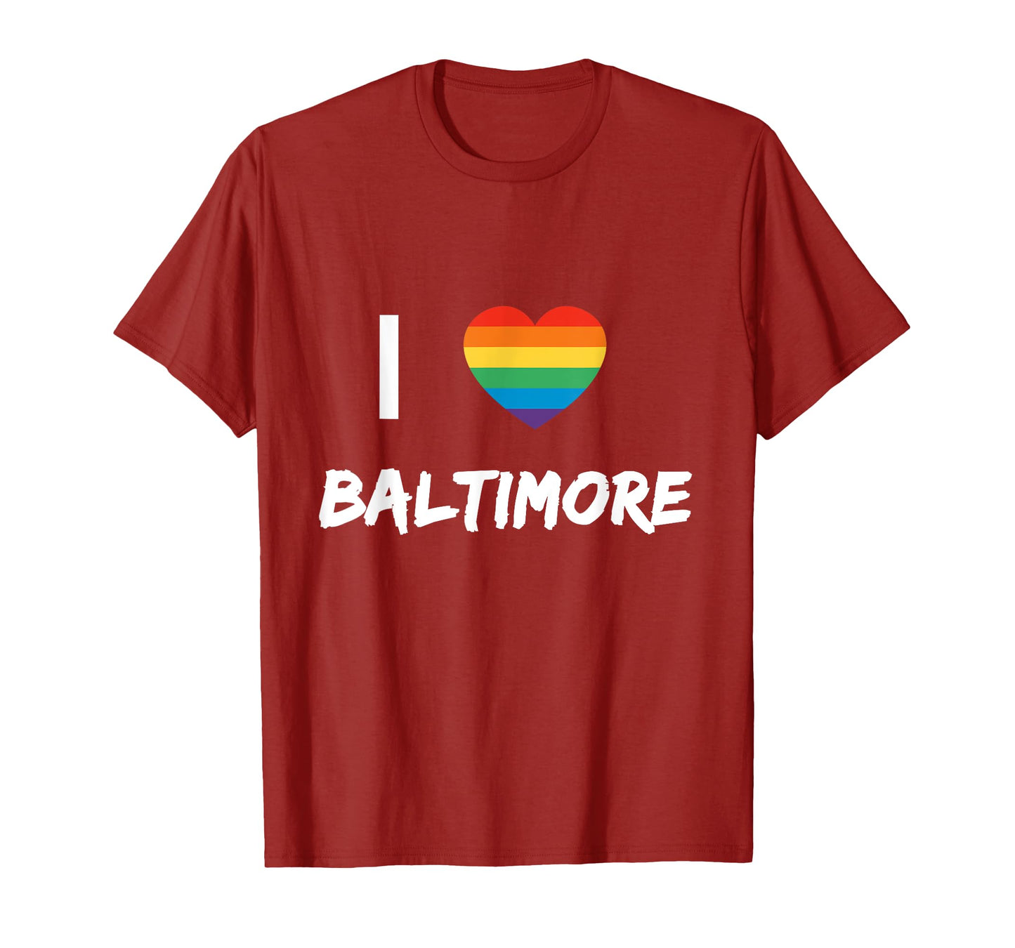 I Love Baltimore Gay Pride LBGT T-Shirt