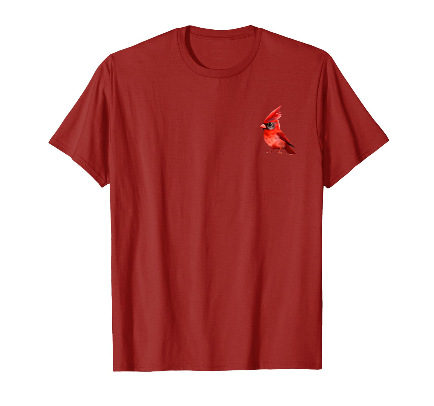 Lovely Northern Cardinal Bird Red Cardinal In Pocket T-Shirt