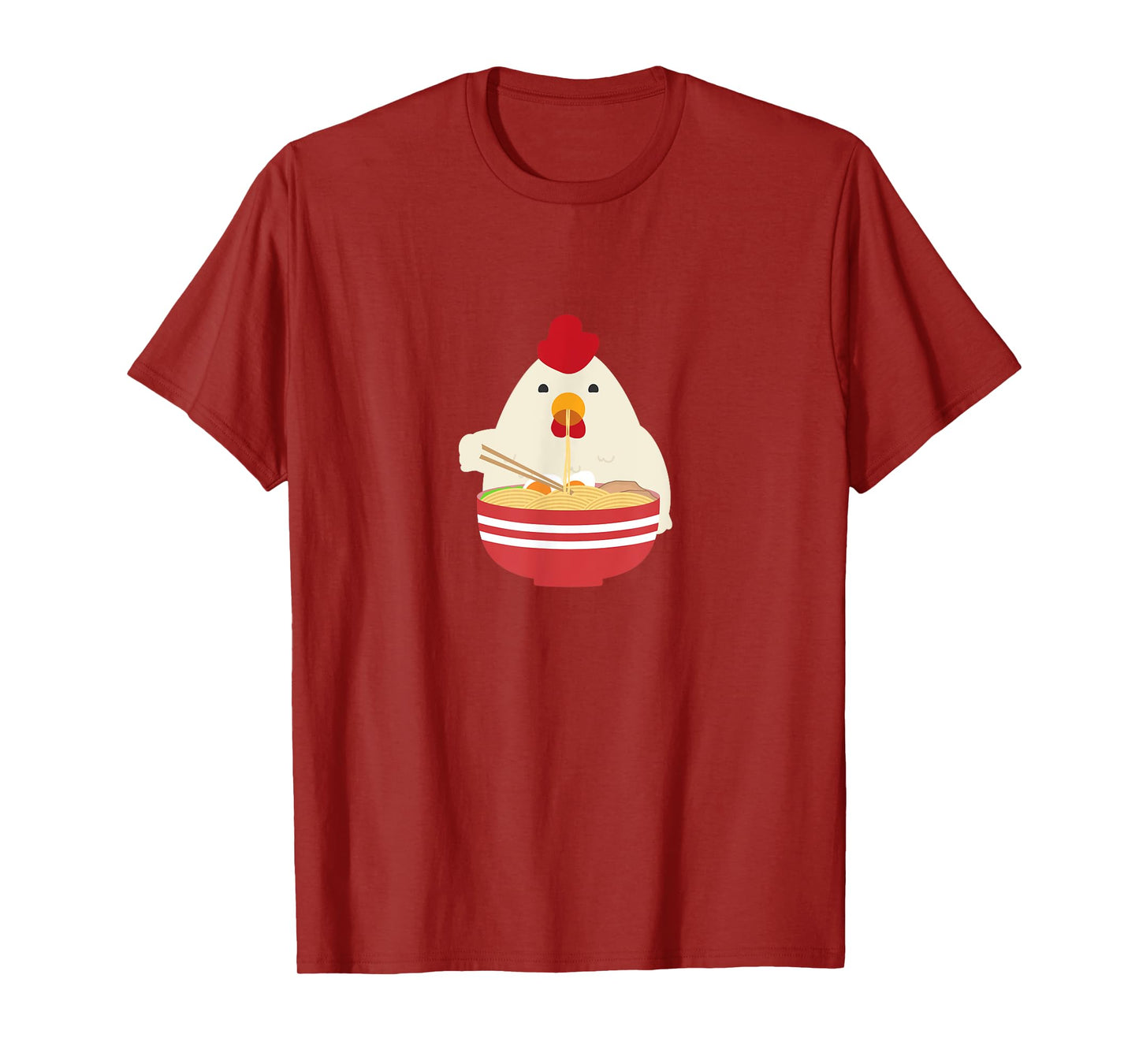 Ramen Chicken Noodle Soup Kawaii Anime T-Shirt