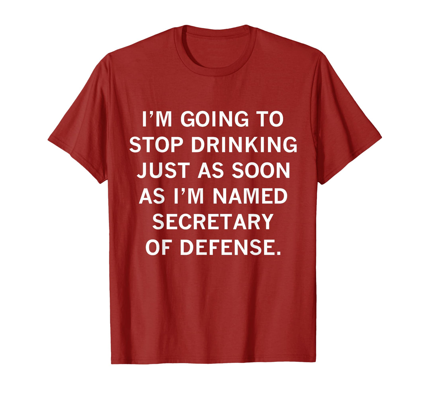 I'm Going To Stop Drinking Just As Soon As I Named Secretary T-Shirt