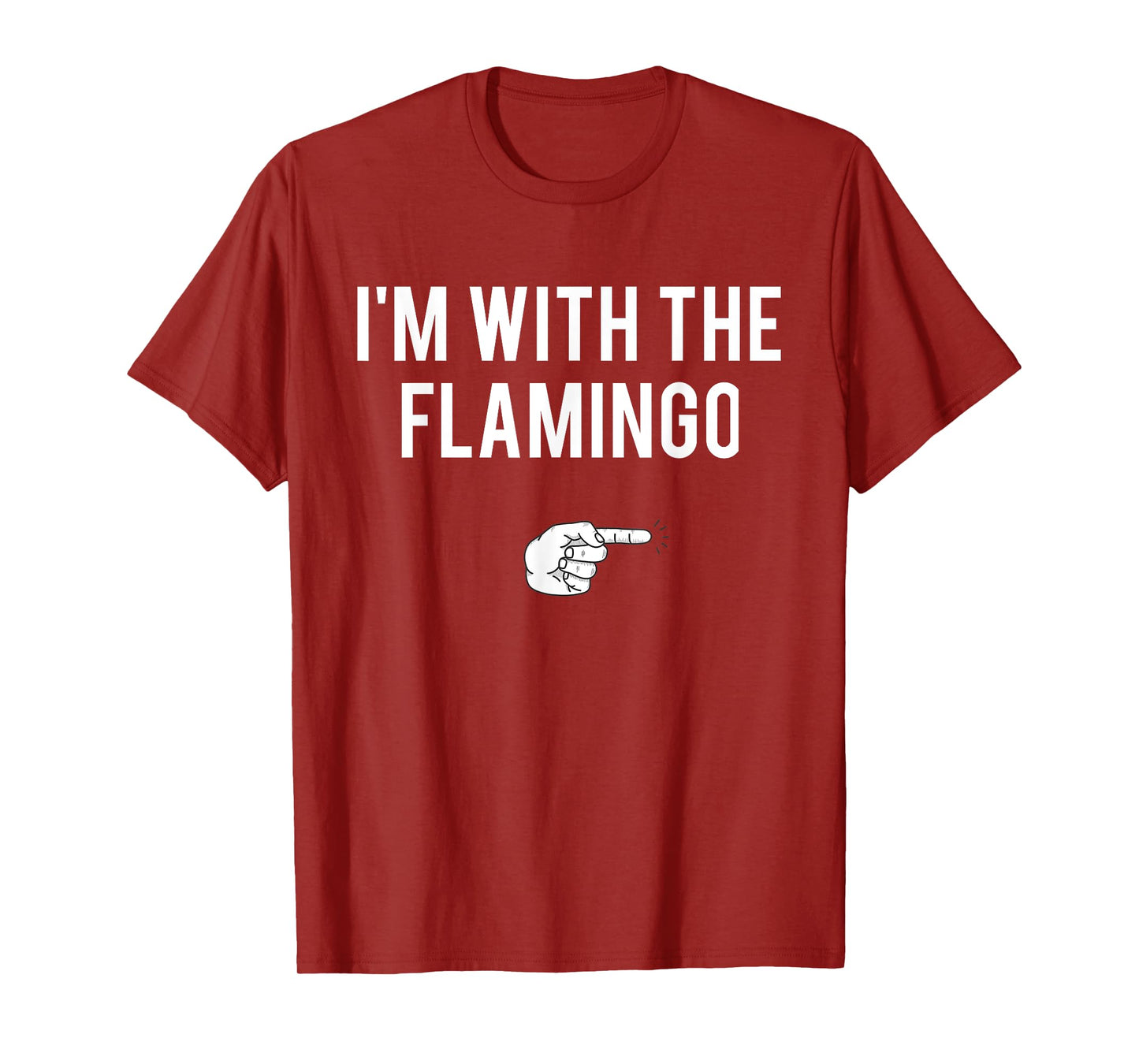 I'm With Flamingo Halloween Costume Party Matching Flamingo T-Shirt