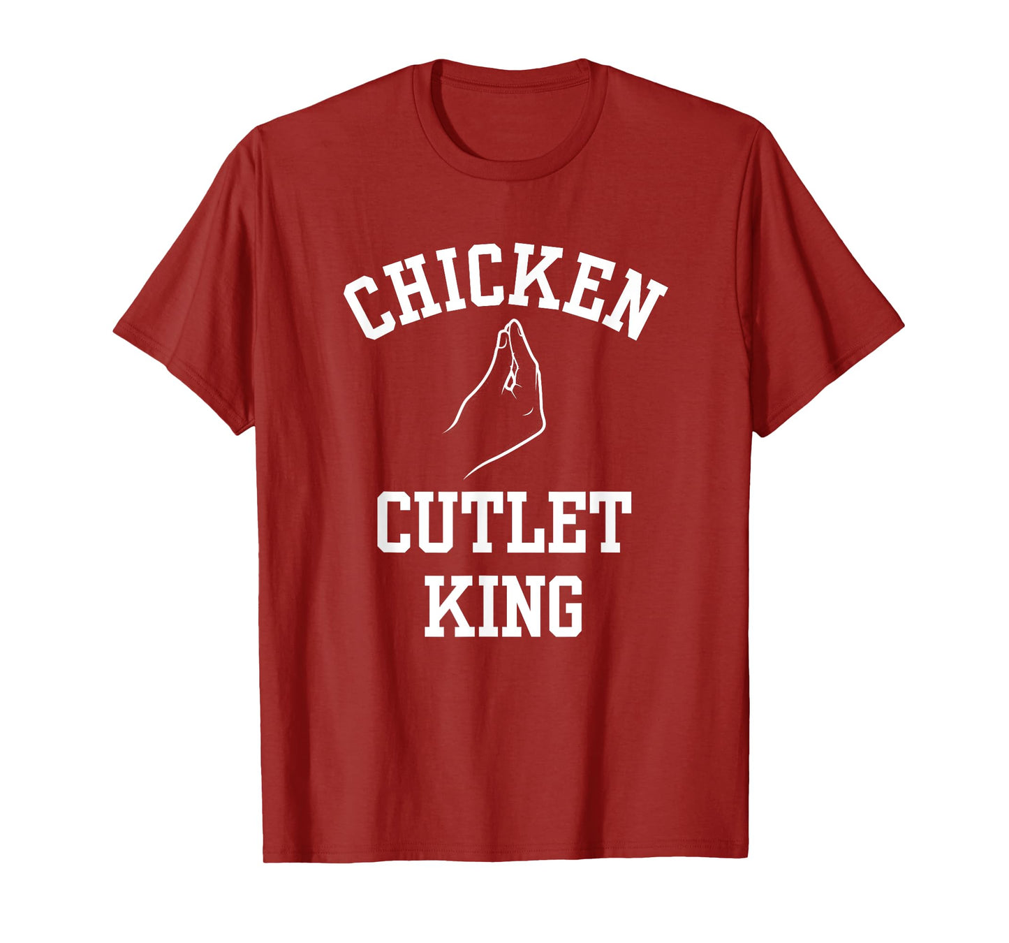 Chicken Cutlet King Funny Italian Hand, Italian Foodie T-Shirt