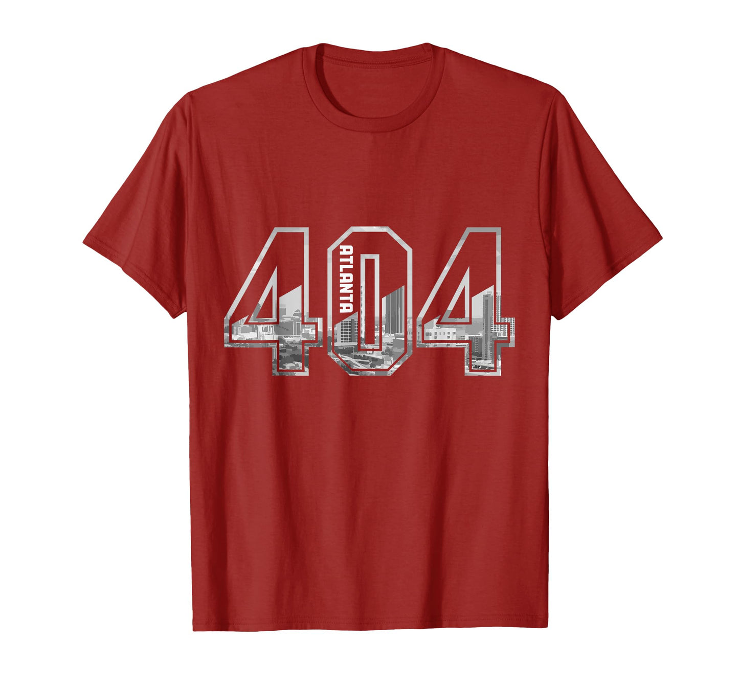 Atlanta Georgia ATL 404 Area Code Pride Skyline Vintage T-Shirt