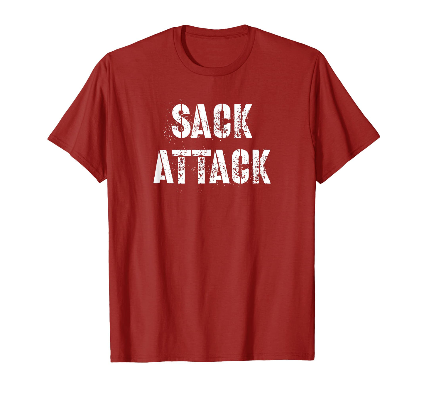 Sack Attack American Football Player Defensive Lineman T-Shirt