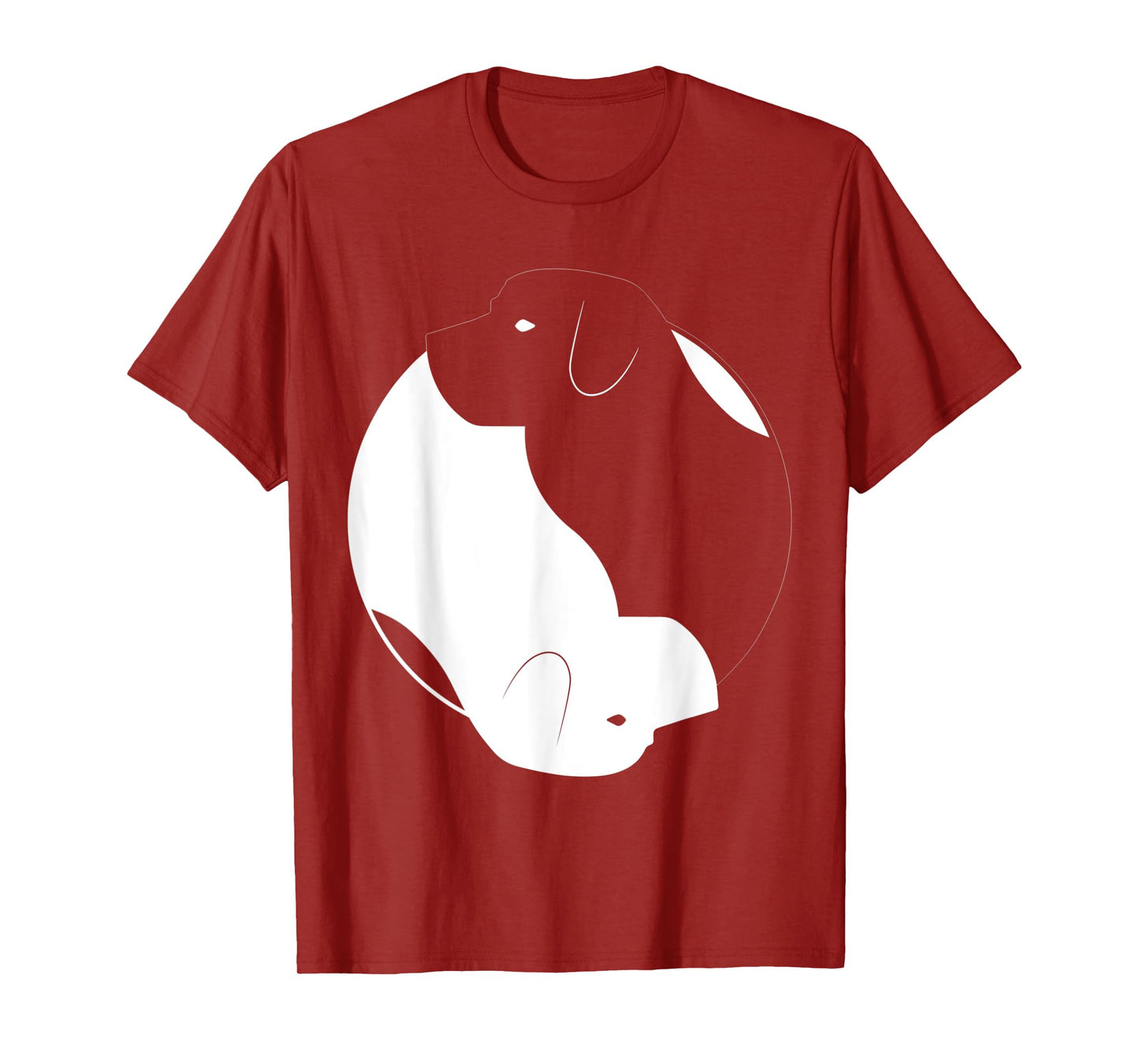 Yin Yang Labrador Funny Retriever Symbol Zen Meditation T-Shirt