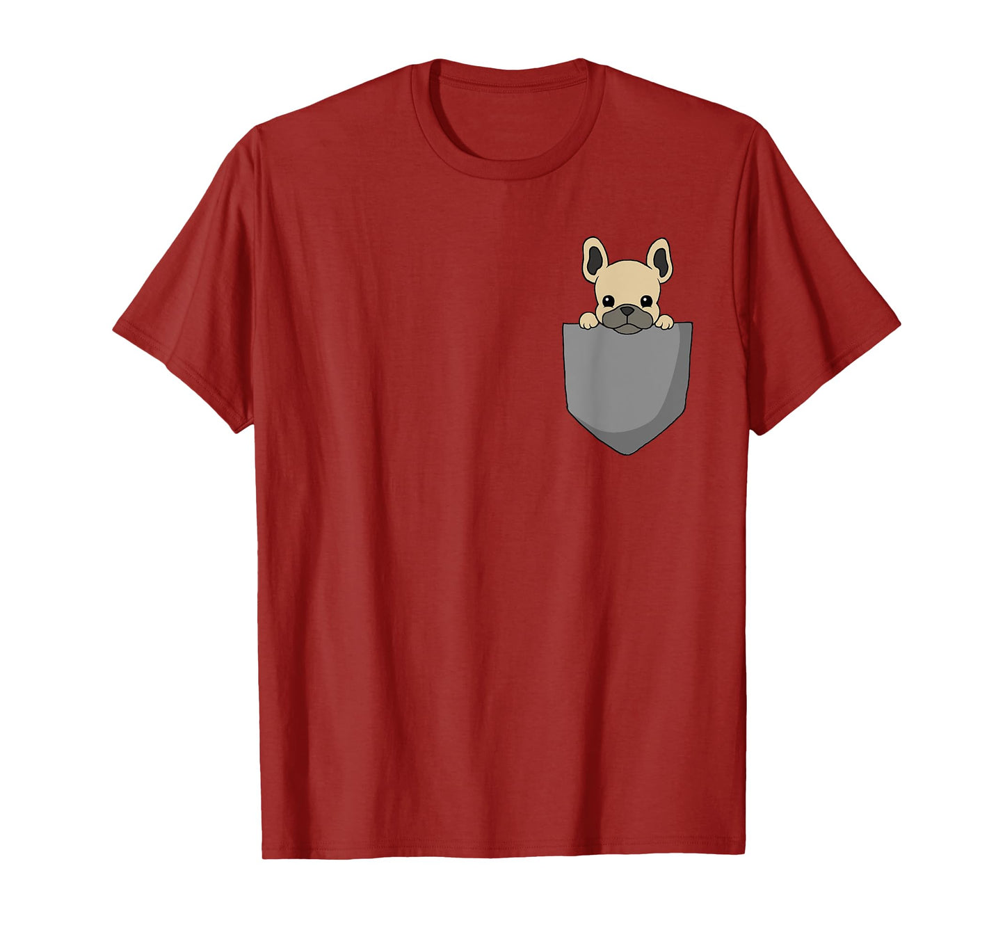French Bulldog Pocket Funny French Bulldog T-Shirt