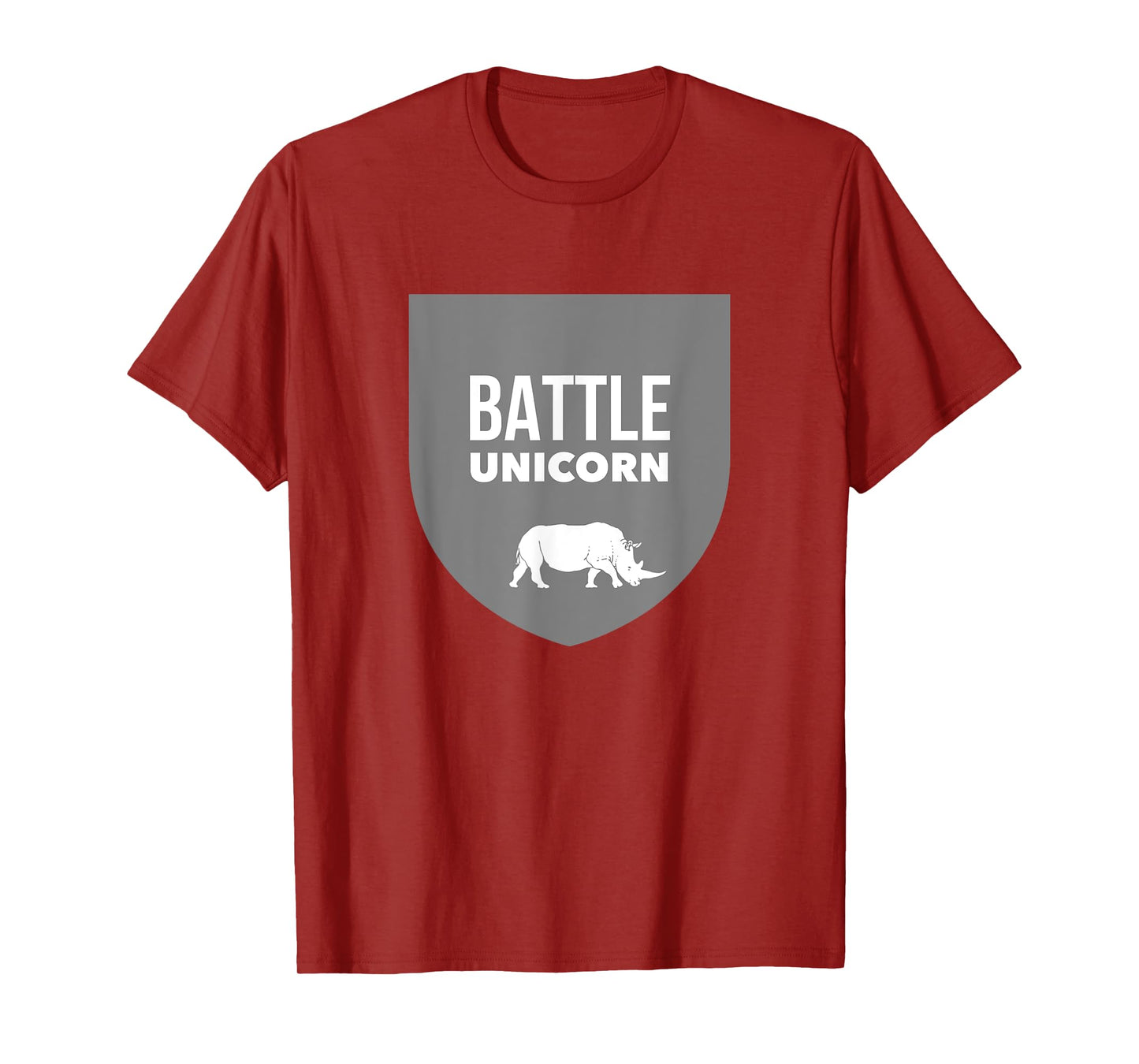 Battle Unicorn Funny Rhinoceros Rhino T-Shirt