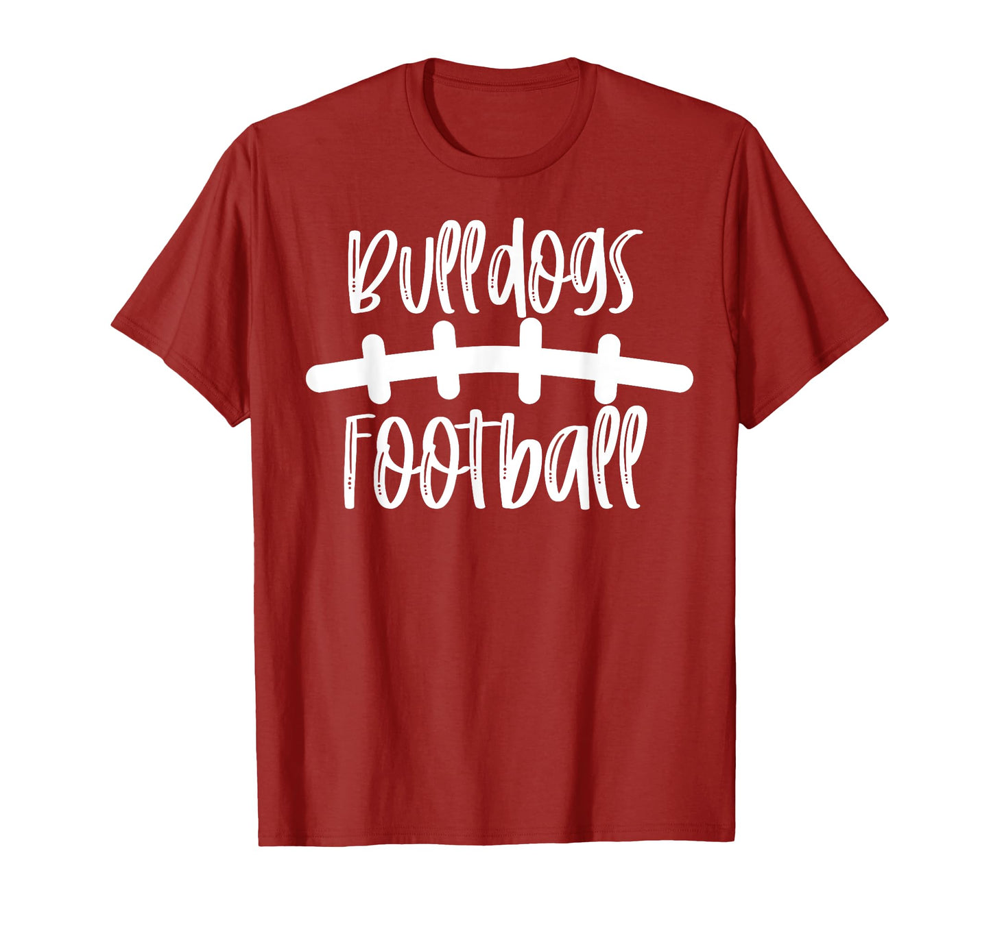 Bulldogs Football School Spirit Team Mascot Game Night T-Shirt