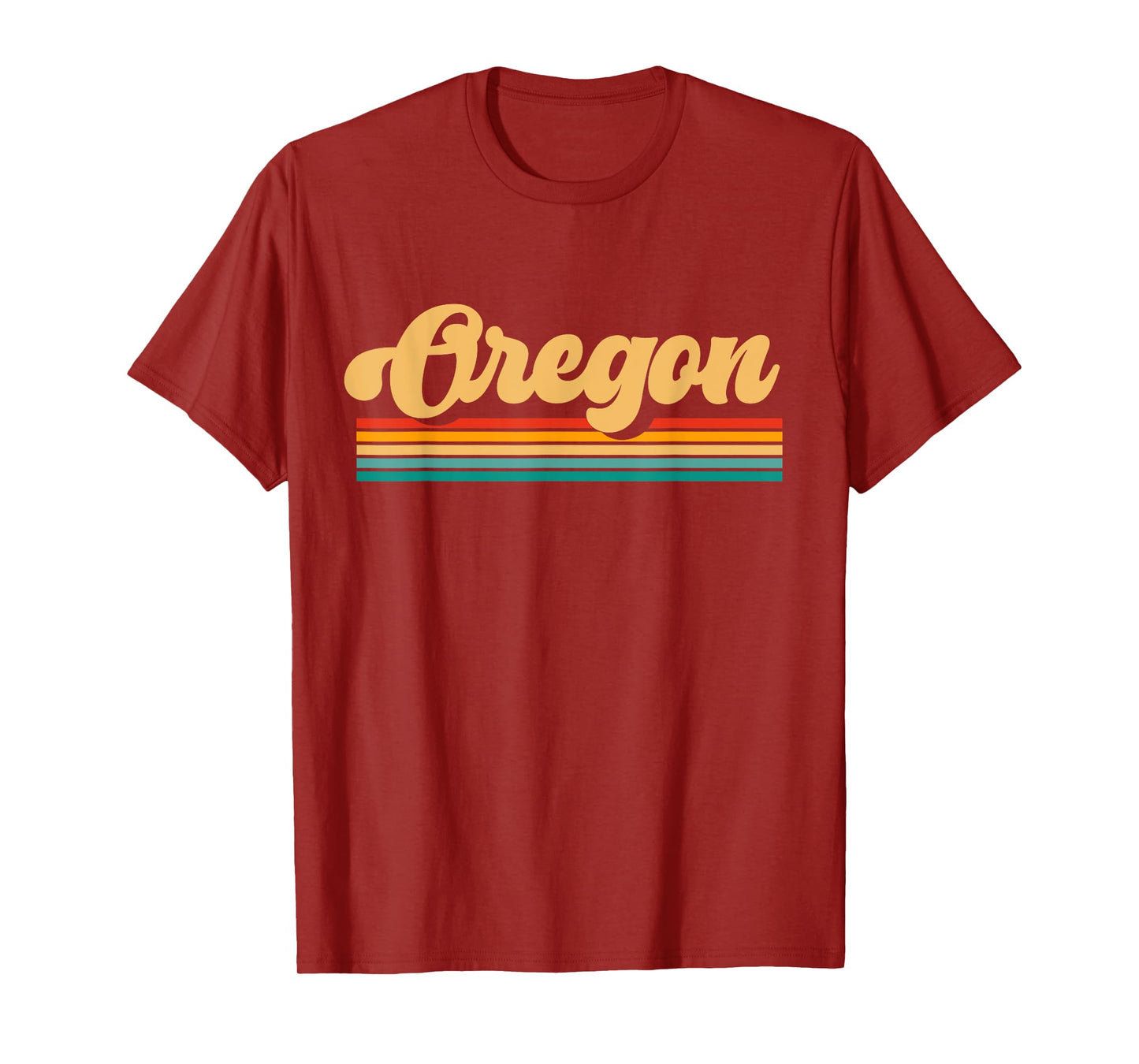 Retro State of Oregon T-Shirt