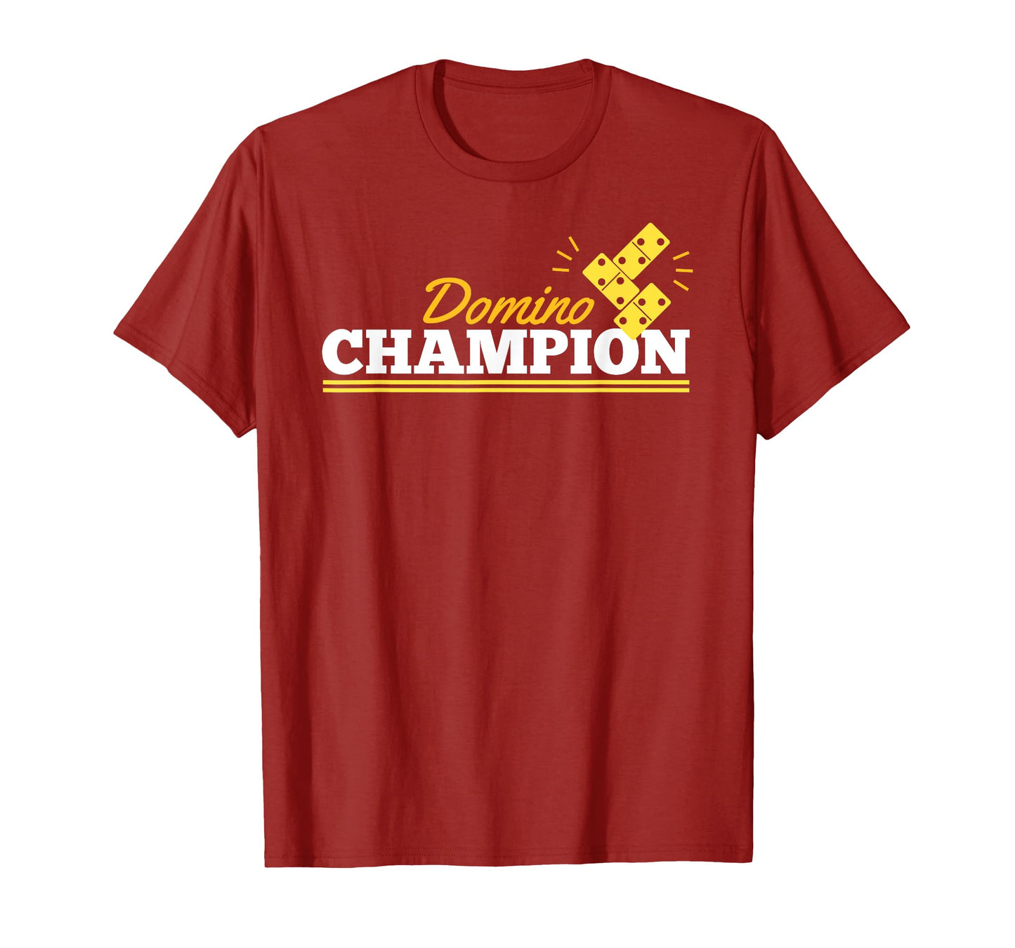 DOMINO CHAMPION Dominoes shirt for men women & kids Trophy T-Shirt