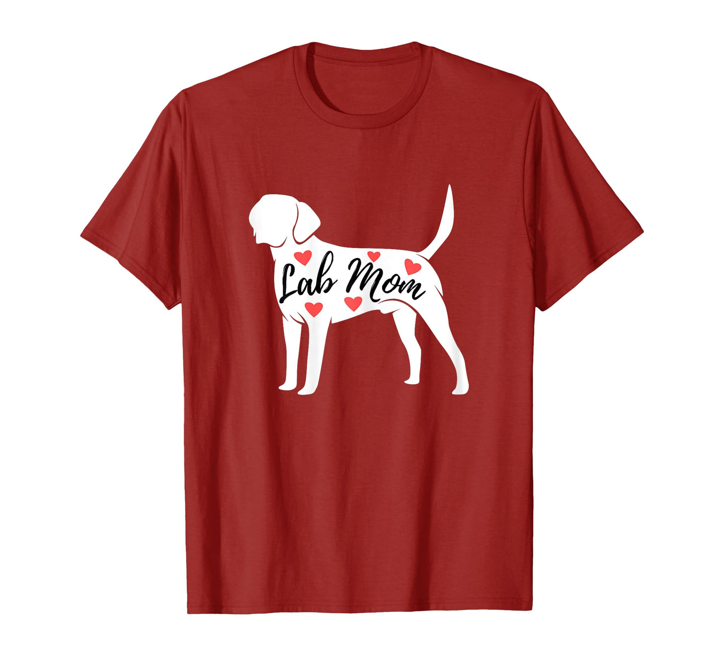 Lab Mom - Labrador Retriever Lover Dog Owner Pet T-Shirt for Women Girls Kids