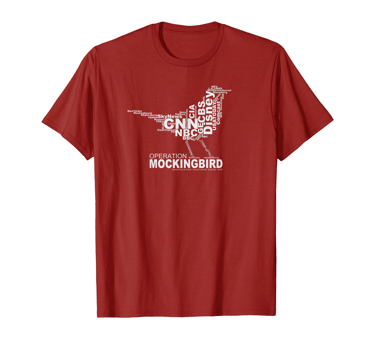 Operation Mockingbird Media Word Cloud T-Shirt