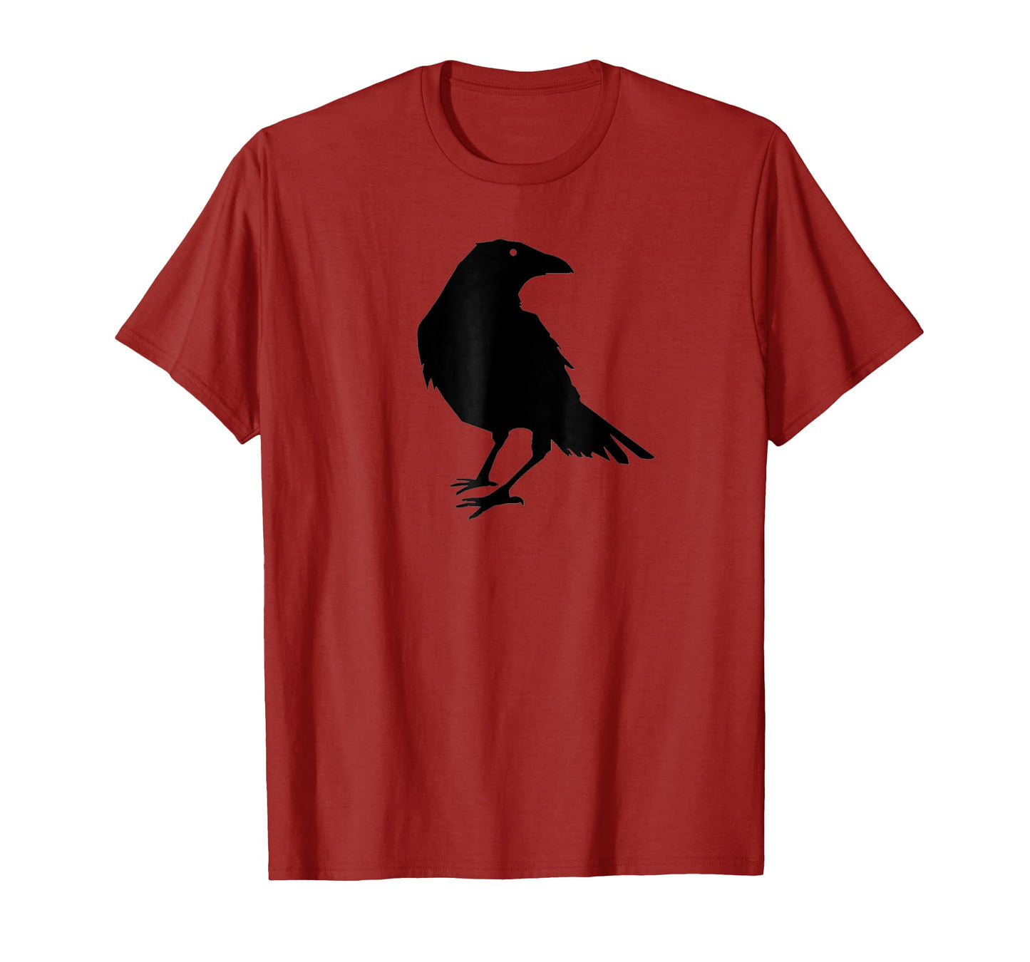 Beautiful Black Crow Raven Bird Silhouette T-Shirt