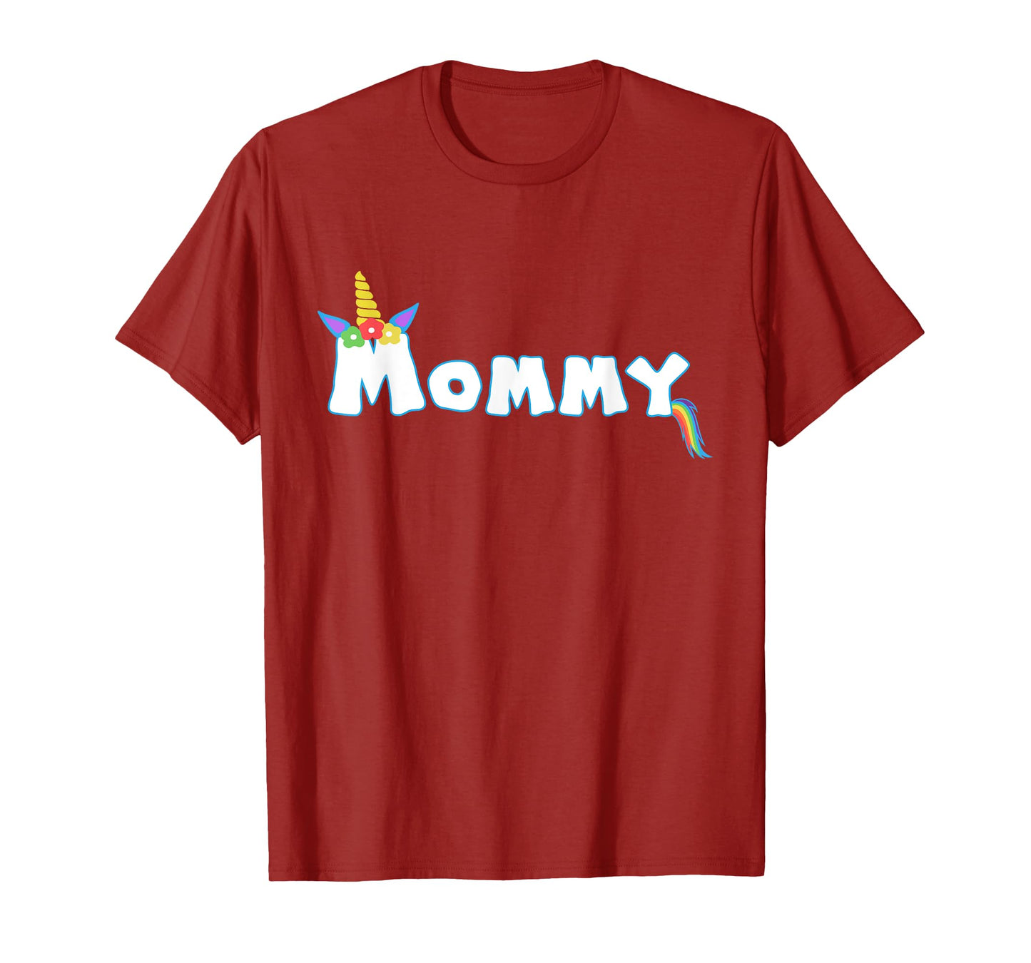 Unicorn Birthday Girl Funny Mommy Mom Family T-Shirt