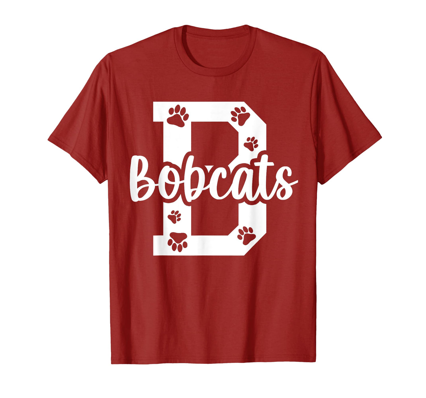 School Spirit Mascot Bobcats Back to School Teacher Student Men Women T-Shirt