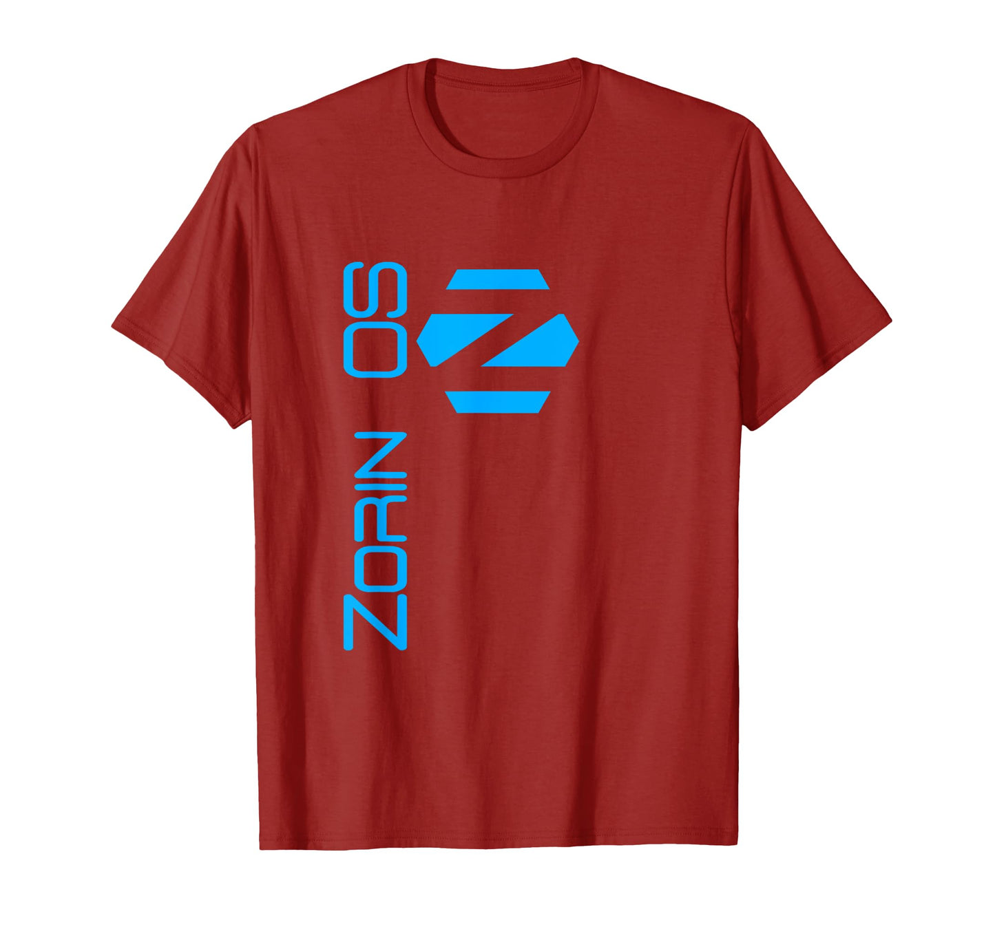 Linux Zorin OS tee with Tagline and Logo Open Source Os T-Shirt