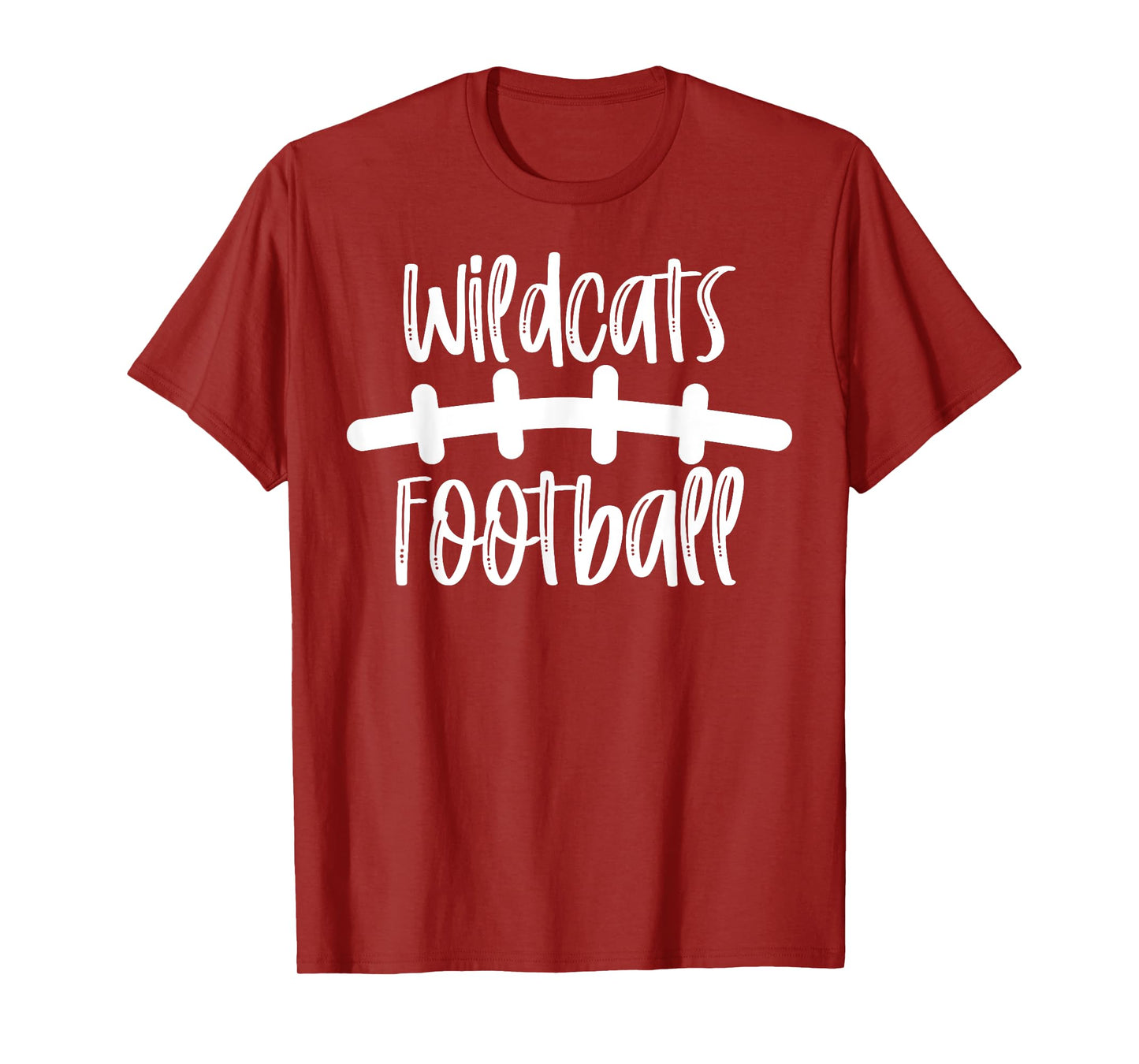 Wildcats Football School Spirit Team Mascot Game Night T-Shirt