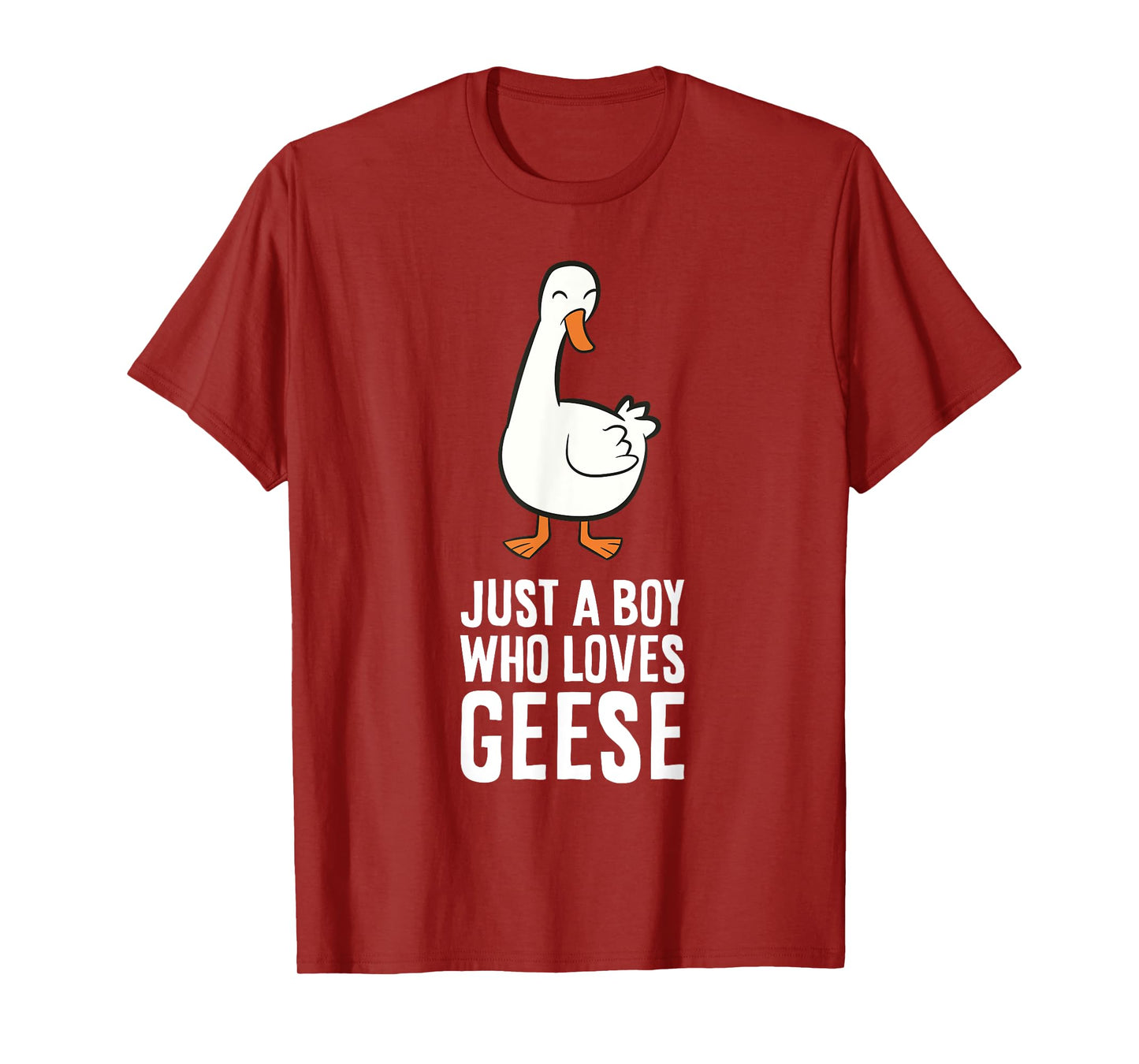 Just a Boy Who Loves Geese T-Shirt