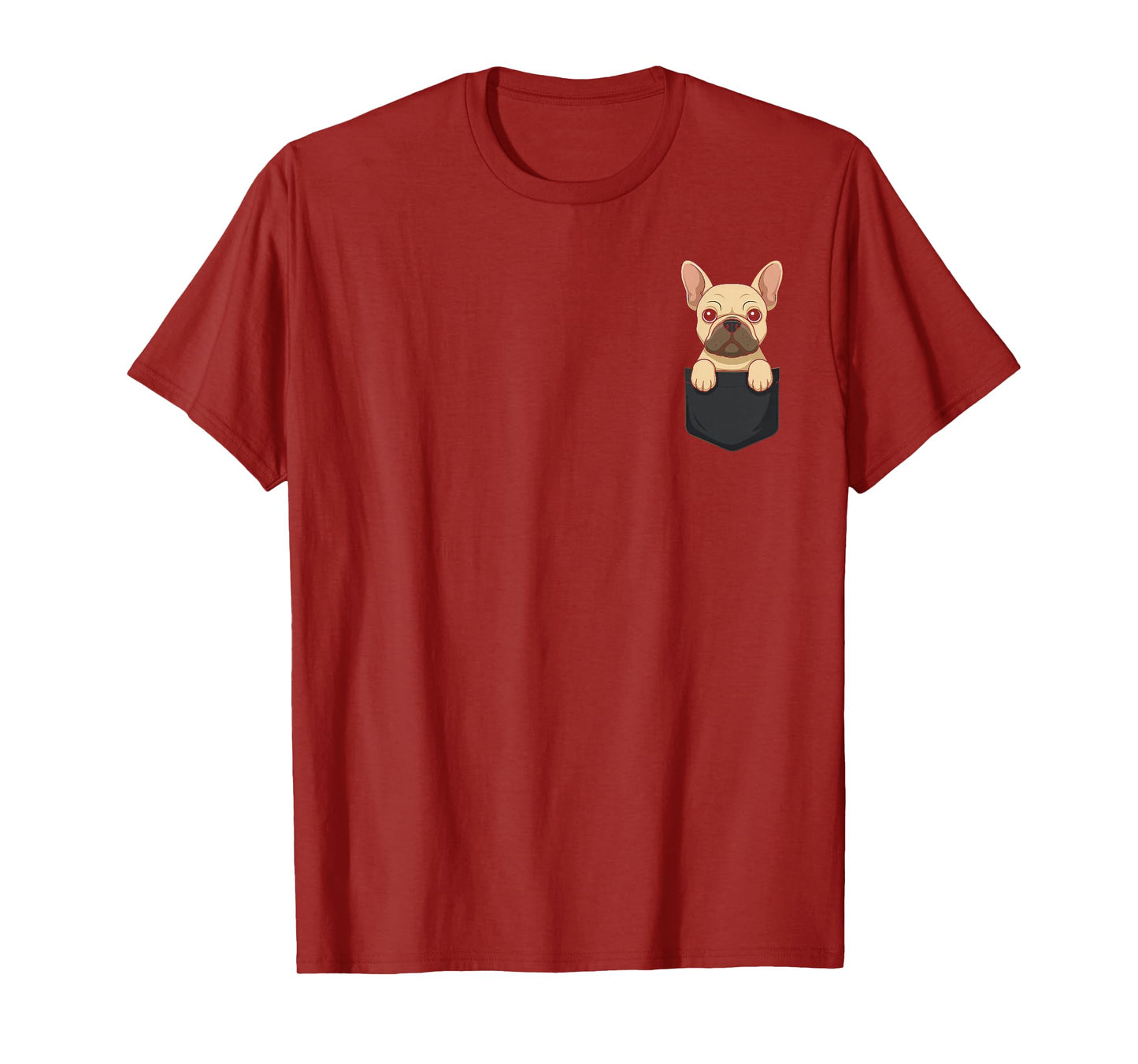 Cute Pocket French Bulldog Funny Dog Lover T-Shirt