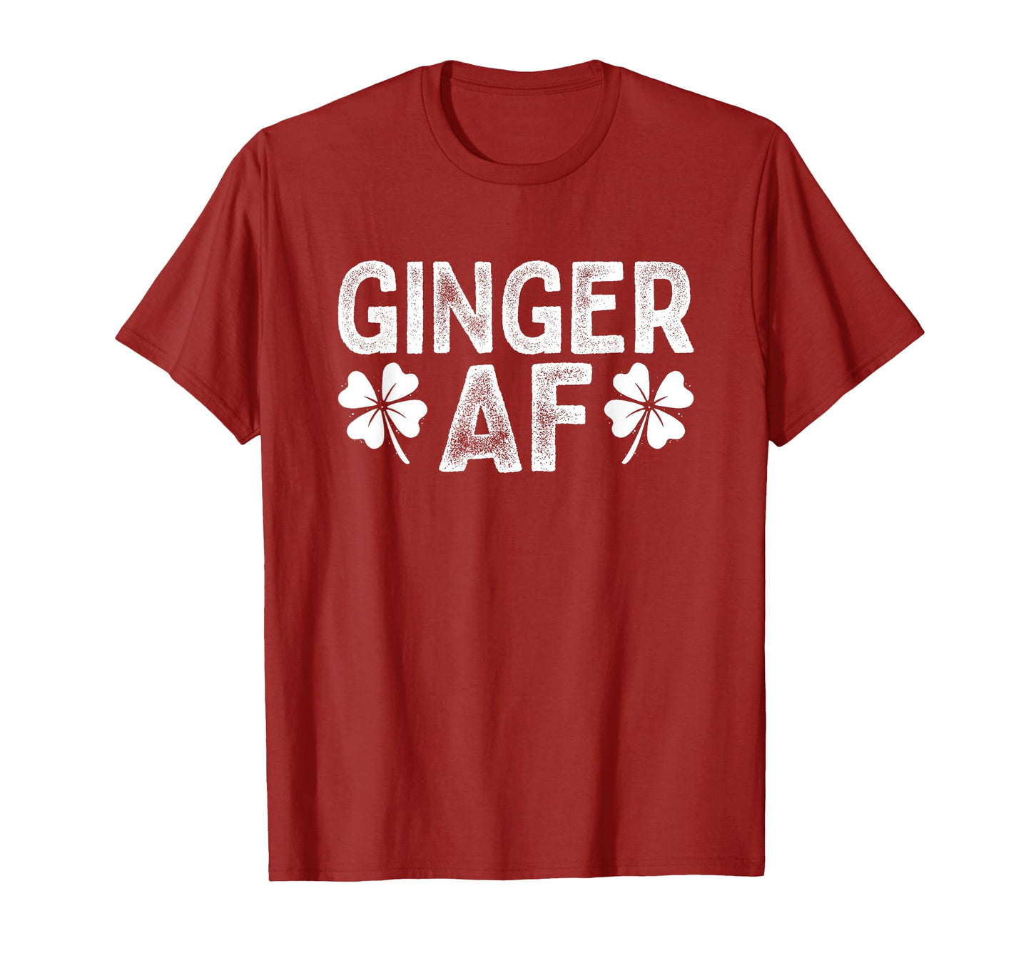 Funny Redhead Irish Ginger AF St Patricks Day Drinking Women T-Shirt