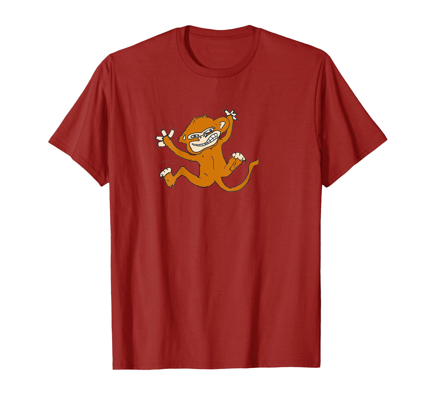 Monkey On My Back Orange T-Shirt Get The Monkey Off My Back