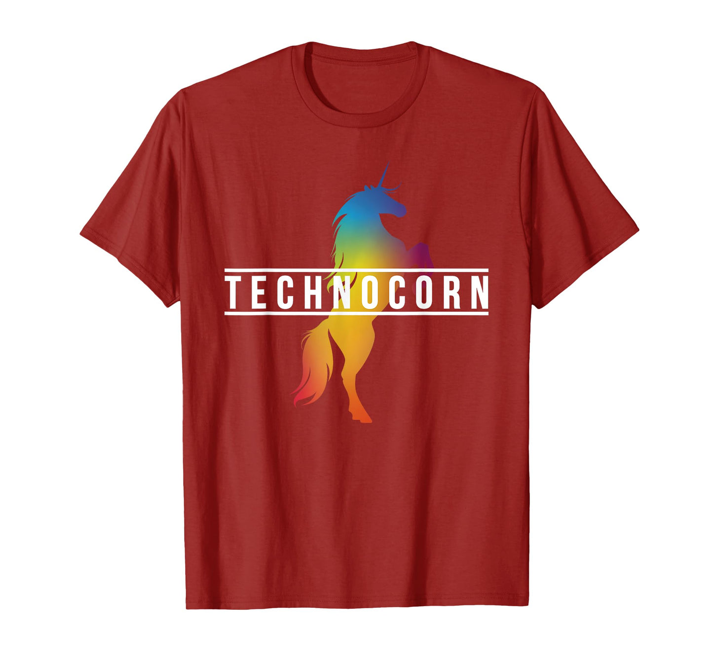 Dj I Technocorn I Techno Raver Music Festival Unicorn T-Shirt