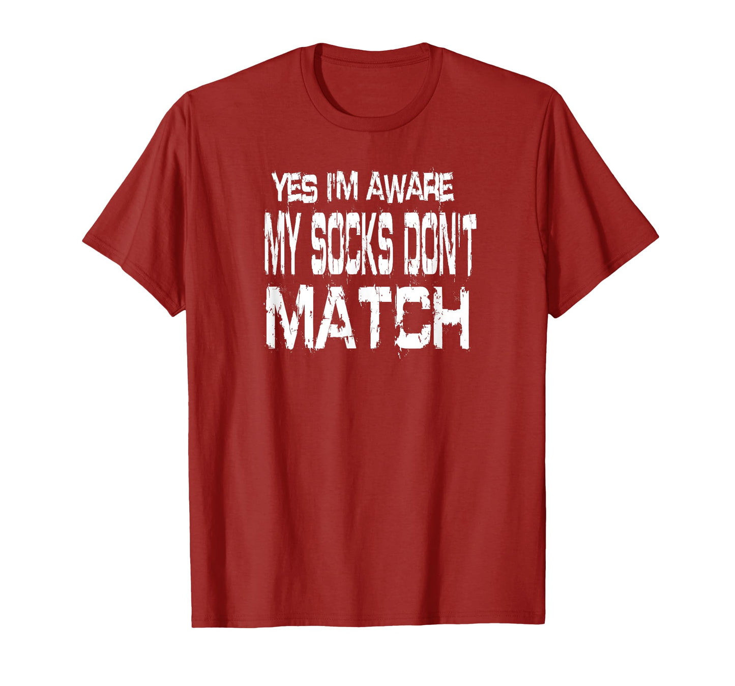Mismatched Socks Fun Sock Humor T-Shirt