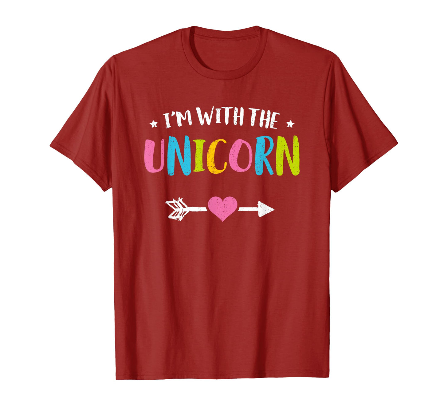 I'm With The Unicorn Cute Funny Couple Halloween Costume T-Shirt