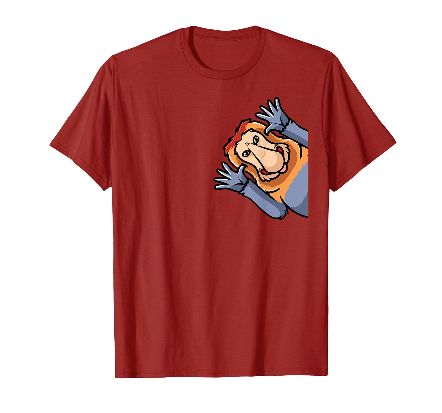 Proboscis Monkey Long-Nosed Monkey T-Shirt