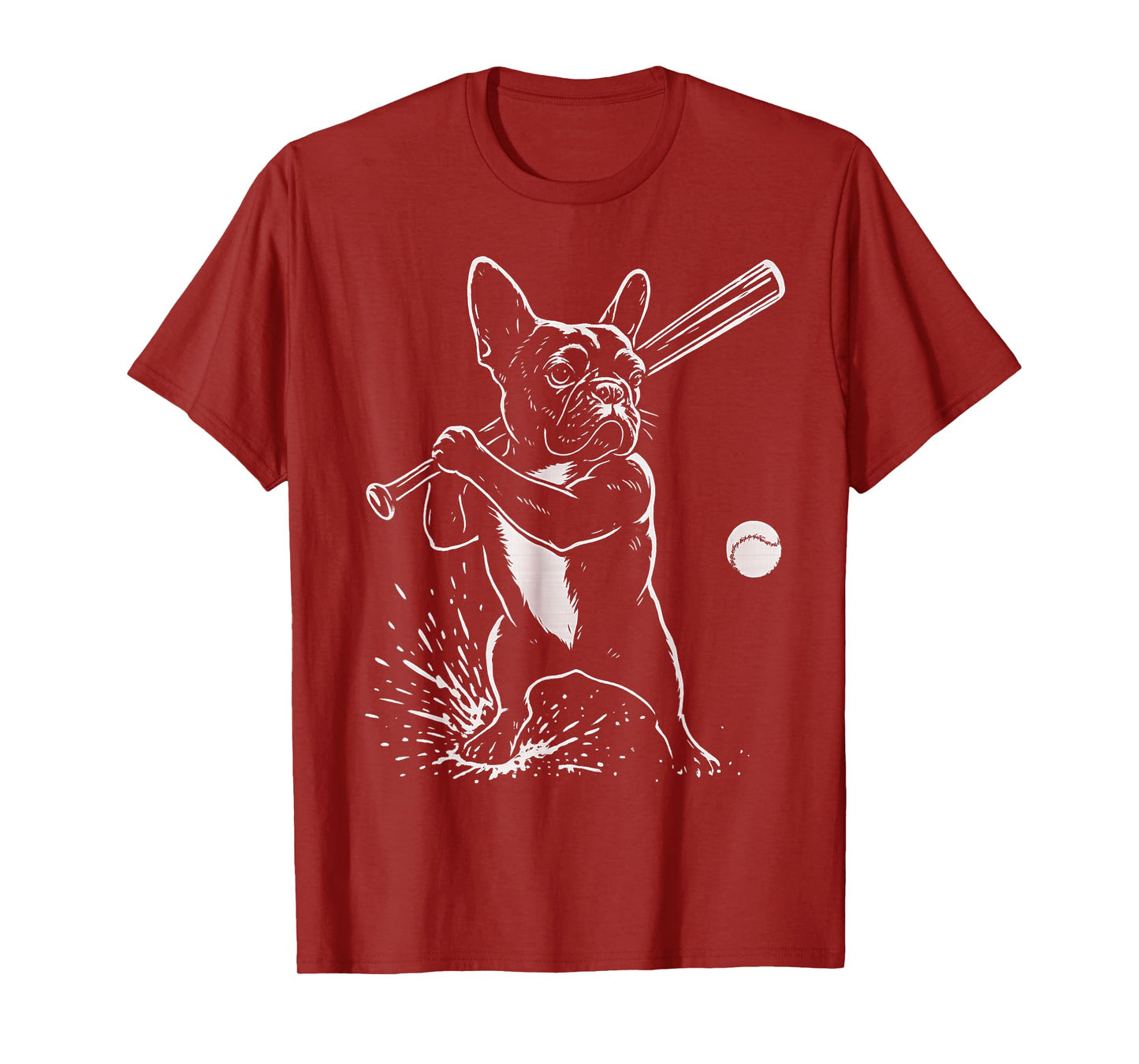 French Bulldog Baseball Sports Dog Lover T-Shirt