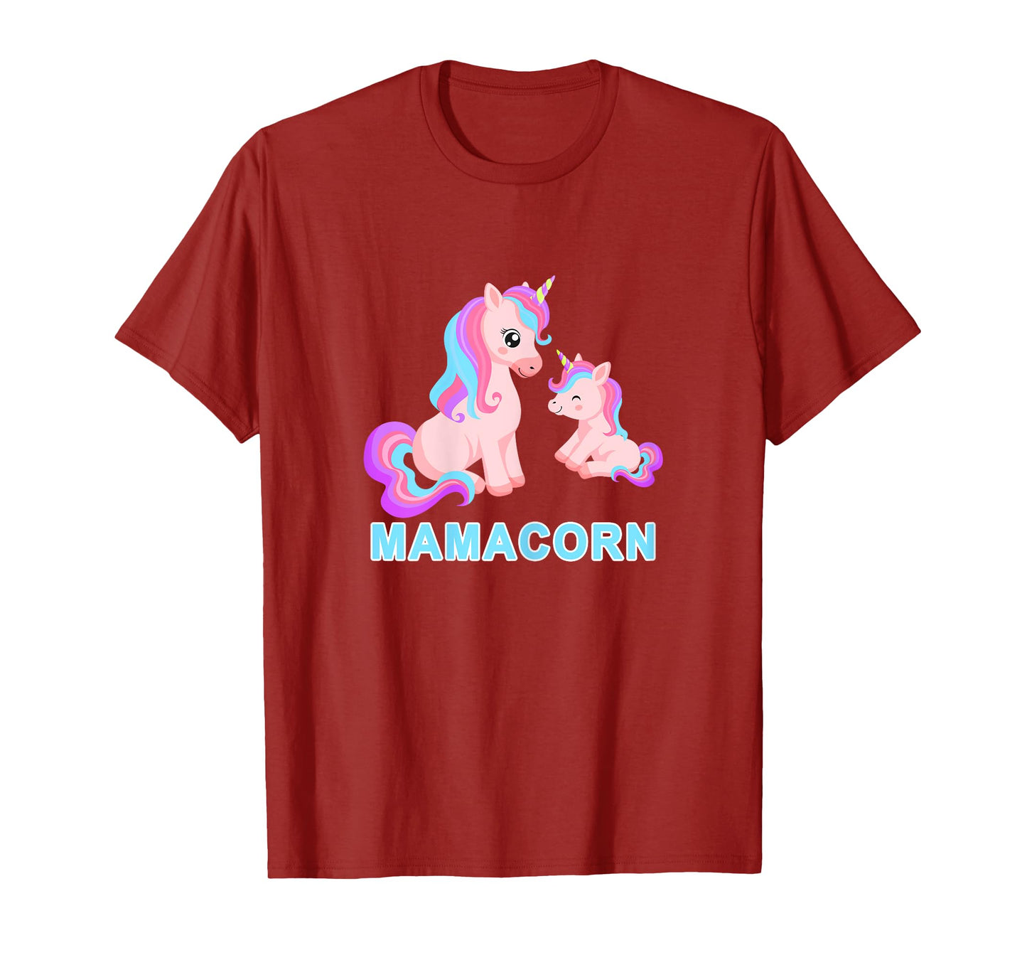 Kawaii Mamacorn Unicorn Mom Unicorn Mommy Loving Mama T-Shirt