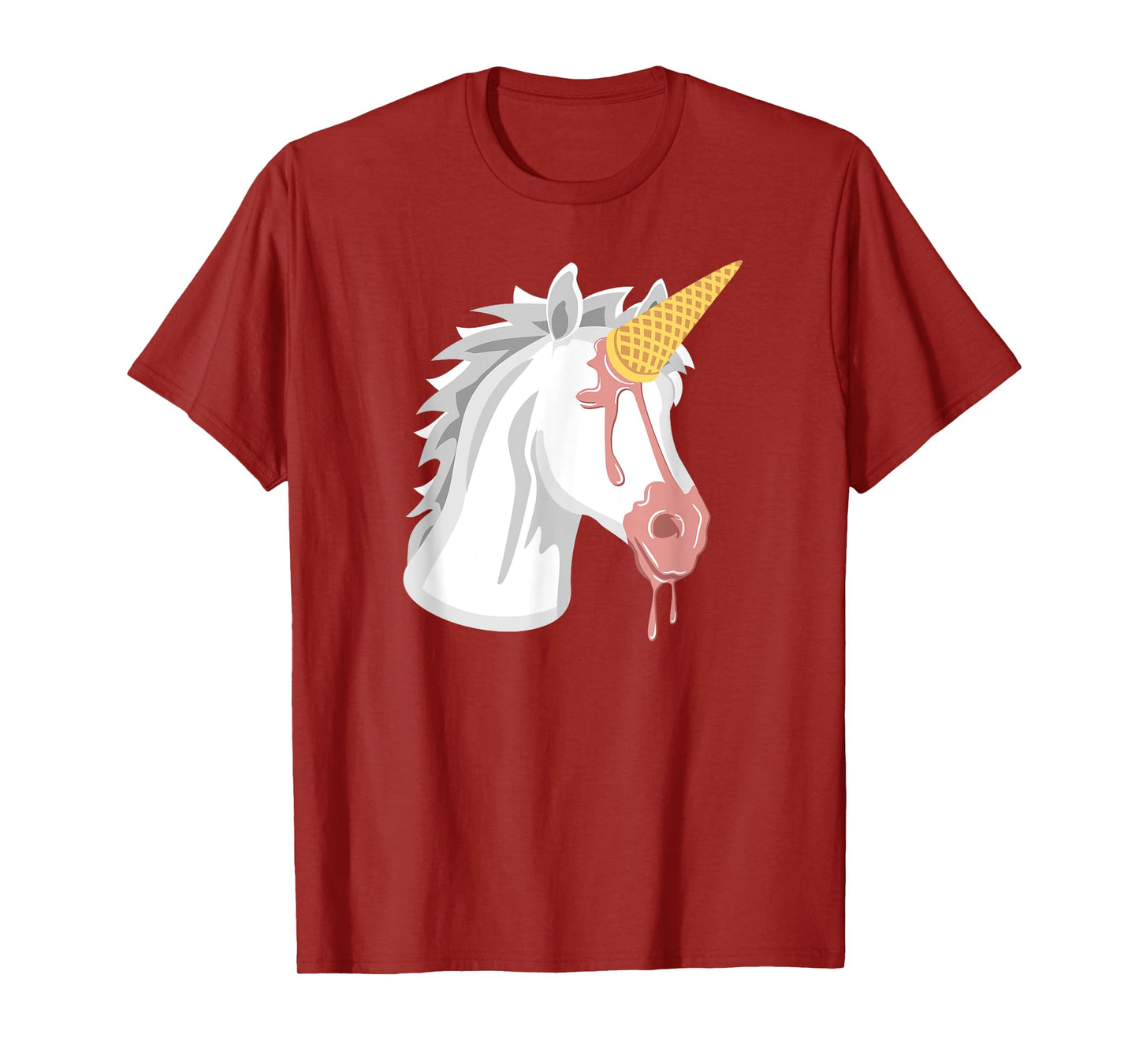 Ice Cream Cone Funny Unicorn Clothing Women Girls T-Shirt