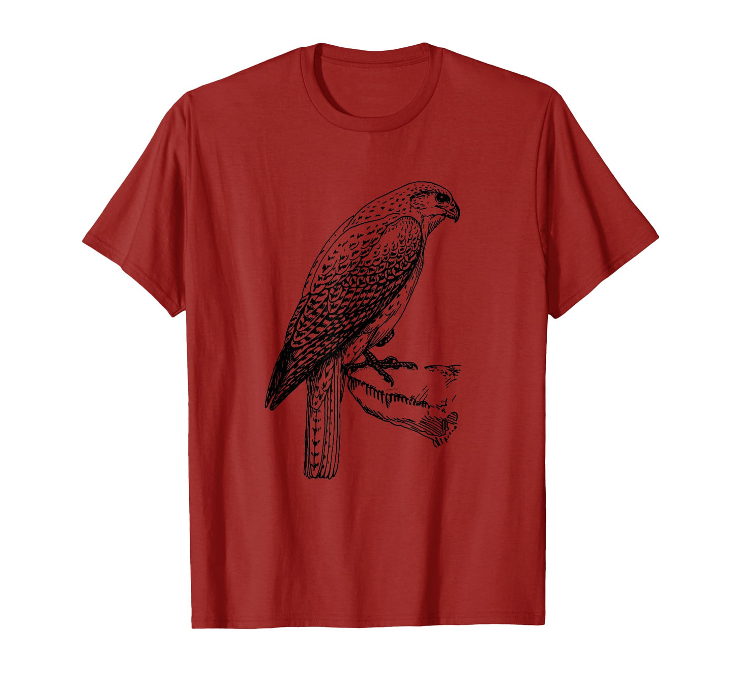 Falcon Gyrfalcon Bird Graphic Birding Ornithologist T-Shirt