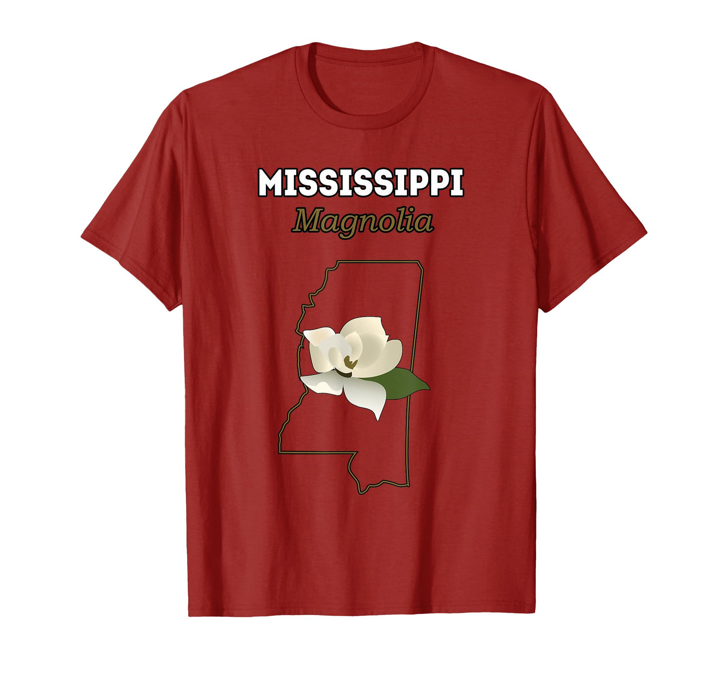 MISSISSIPPI MAGNOLIA Flower, Gift T Shirt T-Shirt