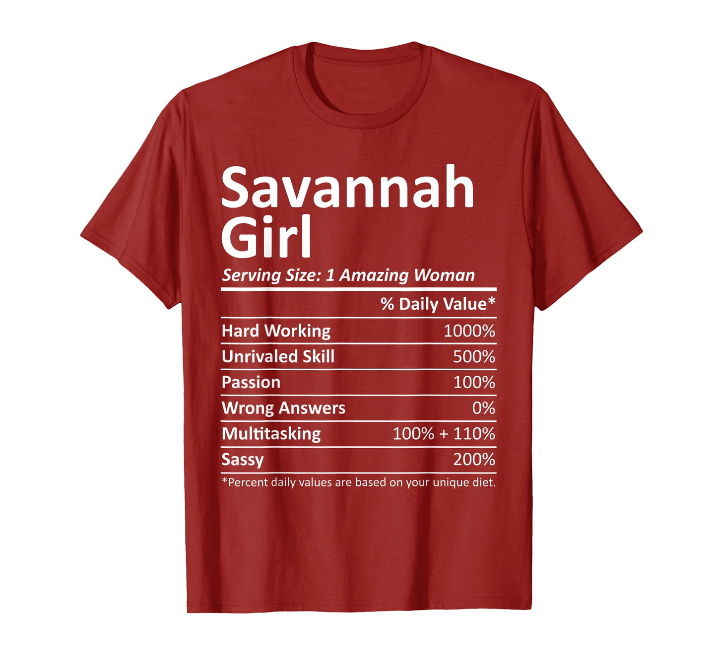 SAVANNAH GIRL GA GEORGIA Funny City Home Roots USA Gift T-Shirt