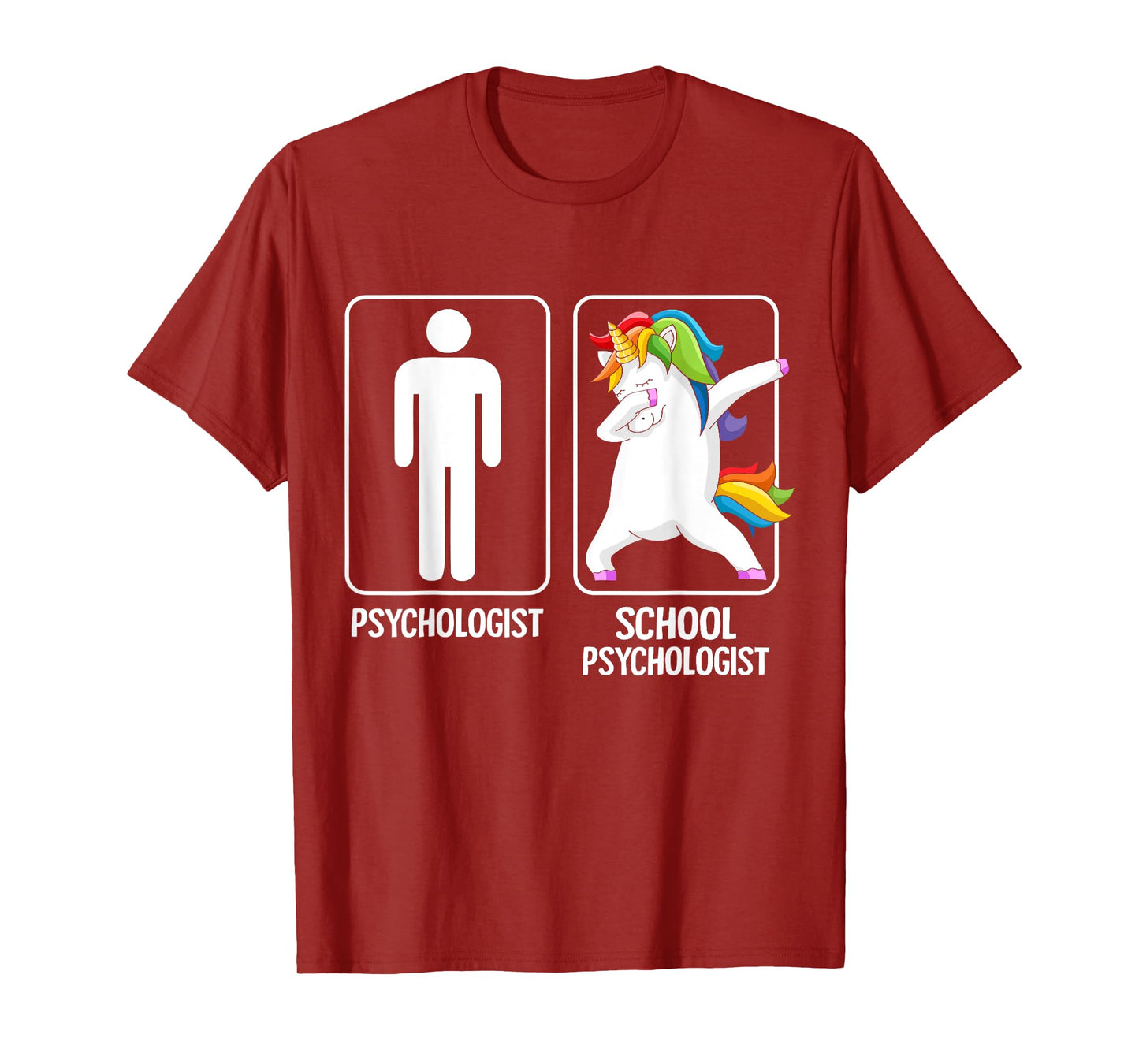 Unicorn Psychologist School Psychology Back To School T-Shirt