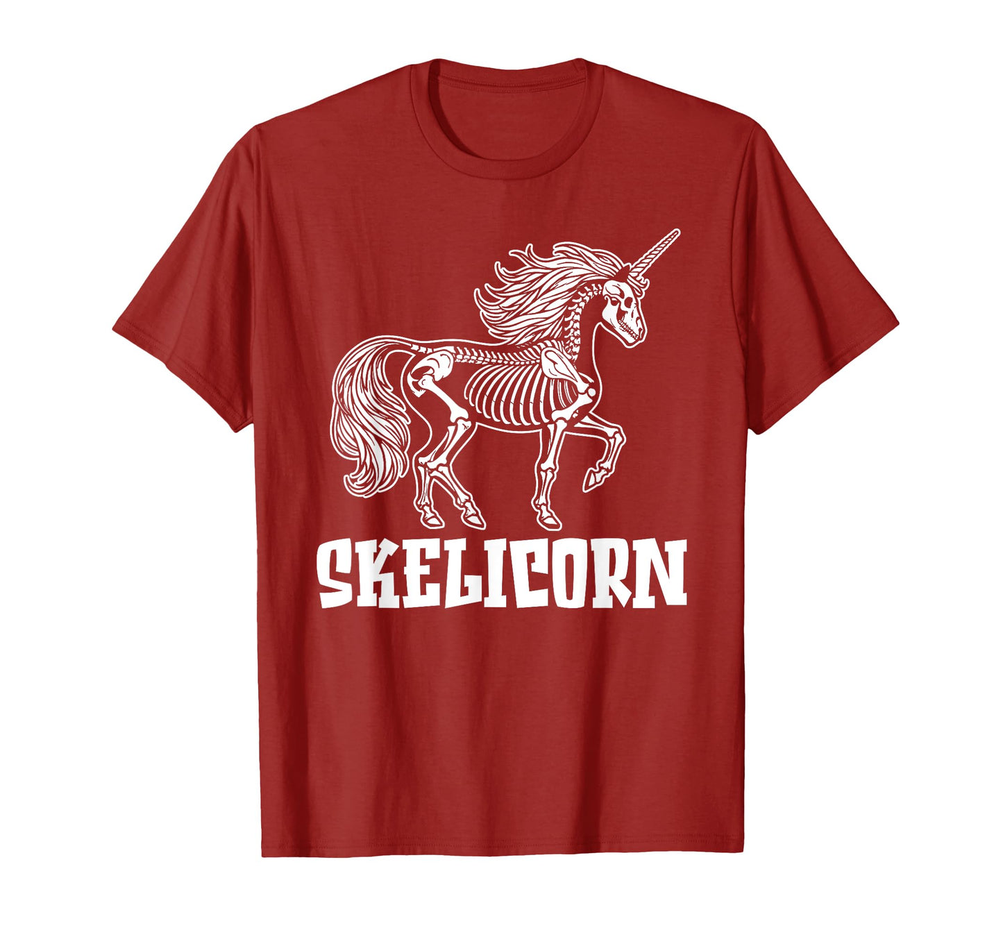 Skelicorn Halloween Skeleton - 31 October Costume Unicorn T-Shirt