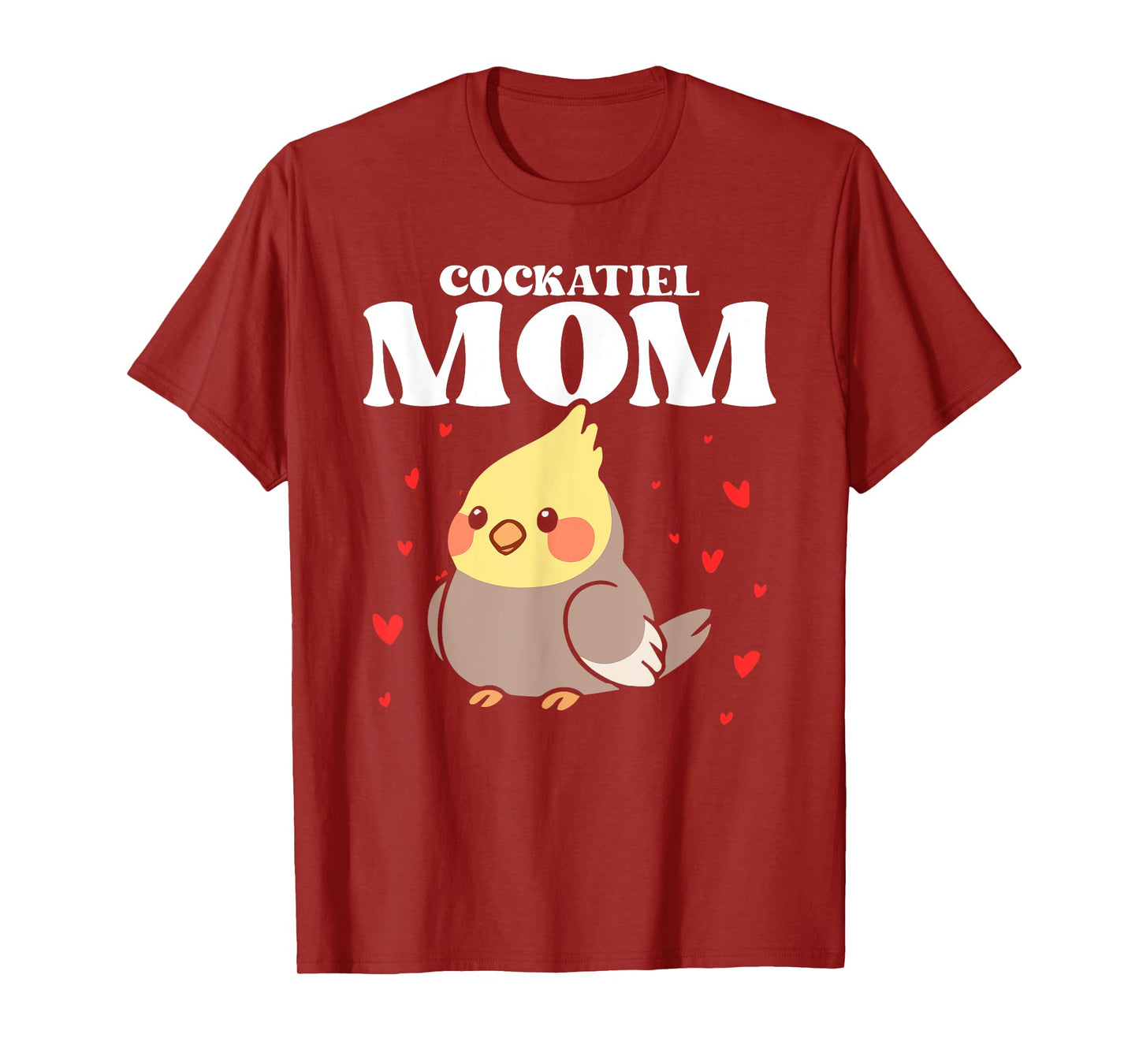 Cockatiel Mom Mother Bird Lover Ornithology Mother's Day T-Shirt