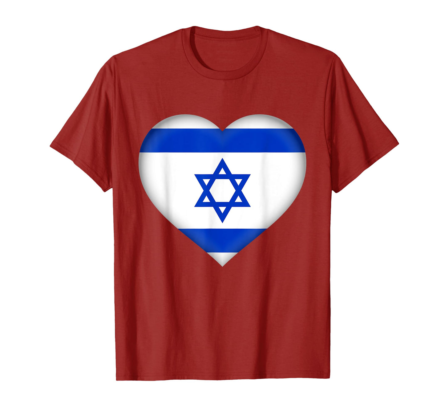 I Love Israel T-Shirt | Israeli Flag Heart Outfit T-Shirt