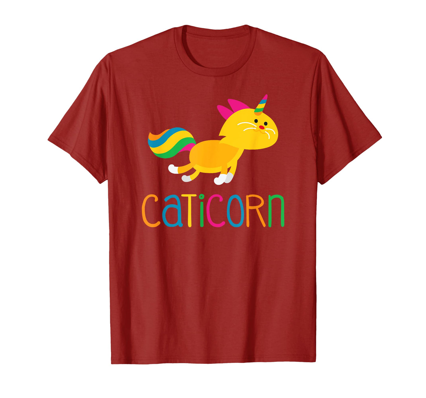 Caticorn Rainbow T shirt Meowgical Cat Unicorn Kittycorn Tee T-Shirt for Men Women Girls Kids