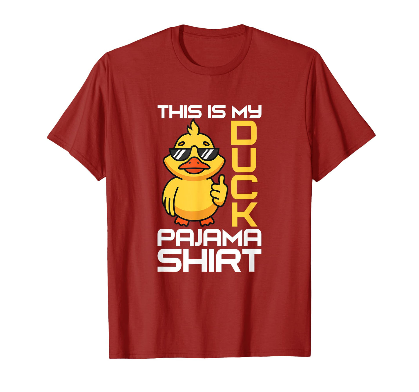 This Is My Duck Pajama Rubber Ducks Slumber Pajamas Party T-Shirt