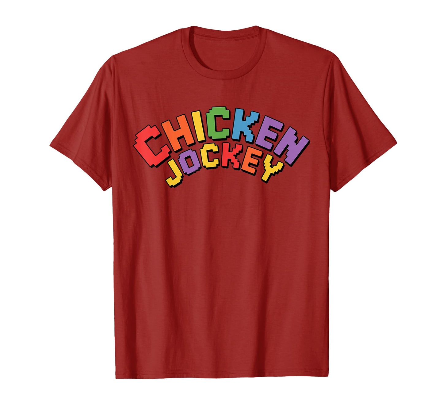 Jock Chicken Shirt Funny Meme Chicken Jockey T-Shirt